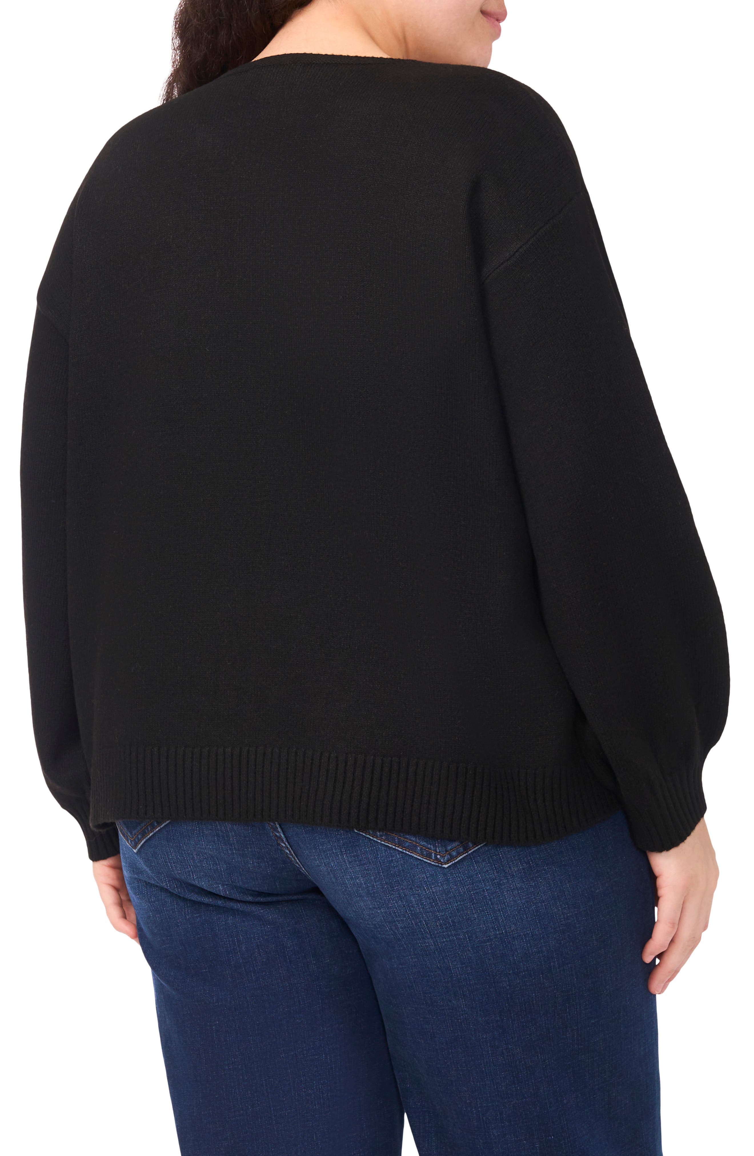 Velvet Bow Closure Cardigan - image 2