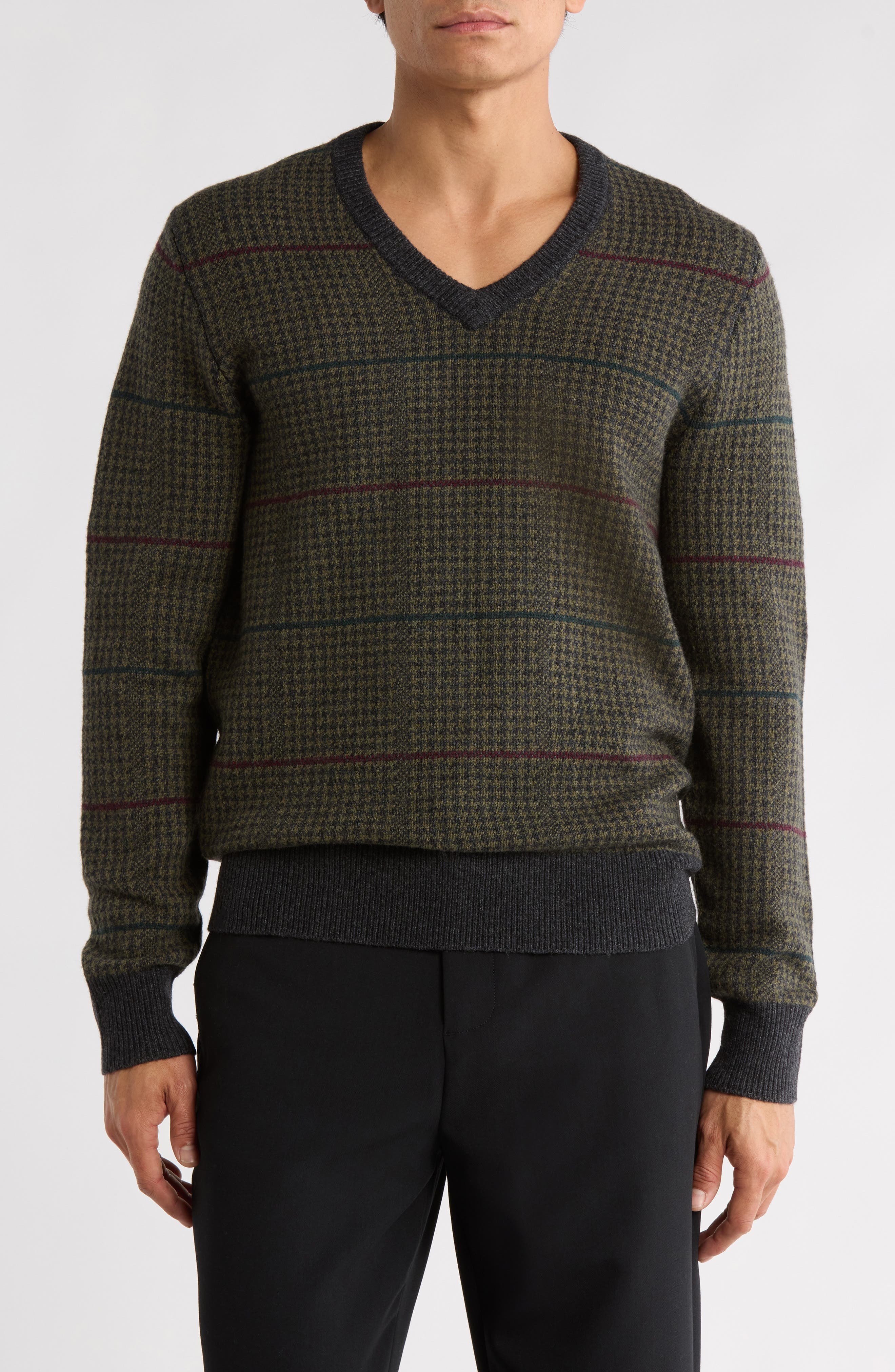 Vintage Houndstooth Sweater - image 1