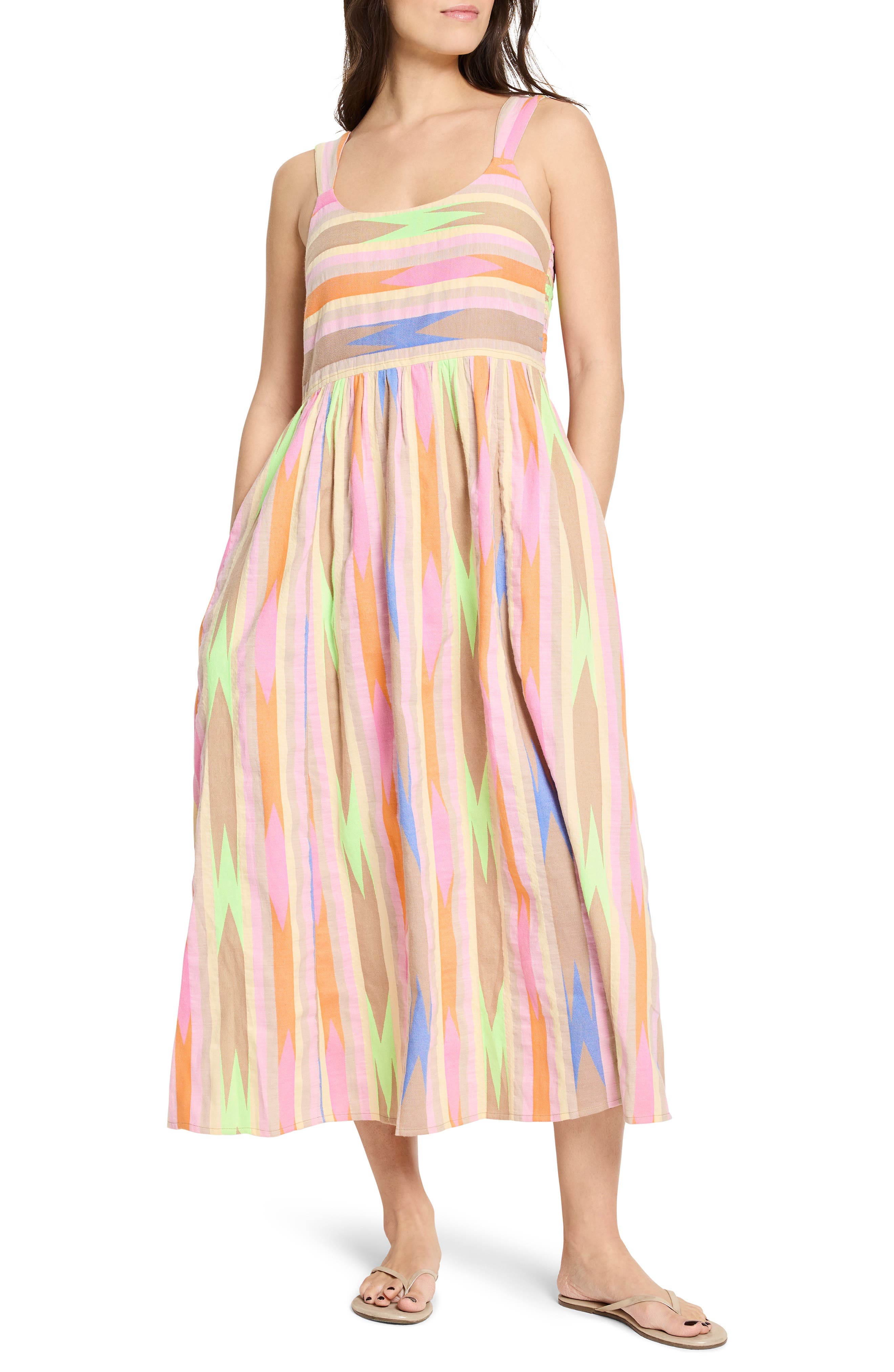 Heat Wave Sadie Stripe Sundress - image 1