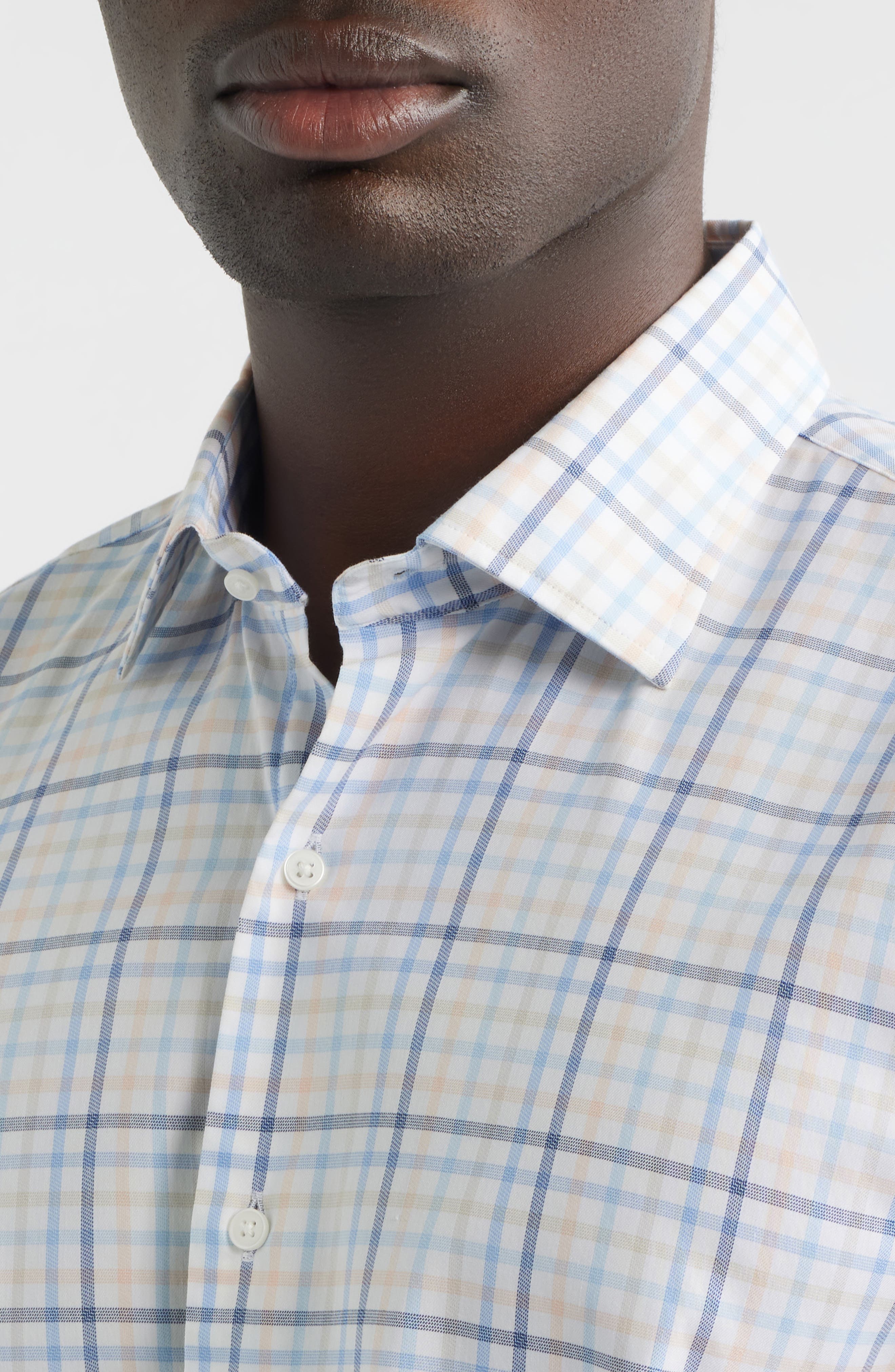 Warren Plaid Crown Light Button-Up Shirt - image 2