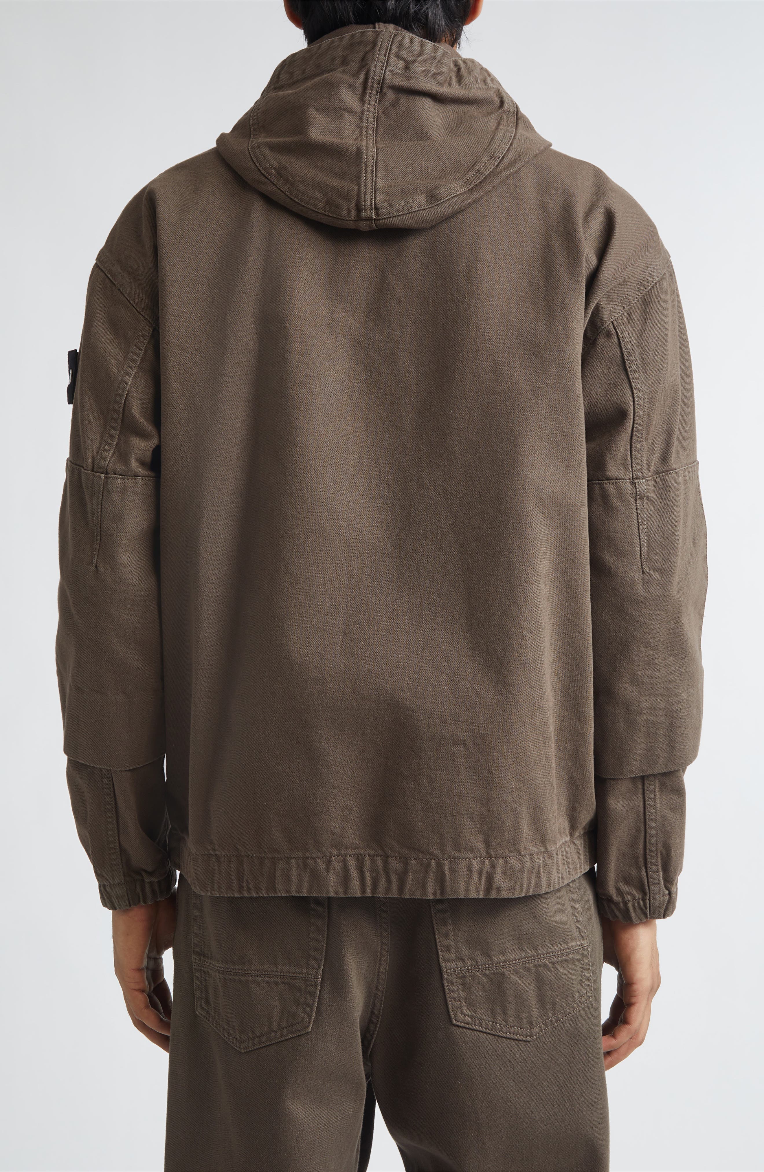 Short Cotton Twill Parka - image 2