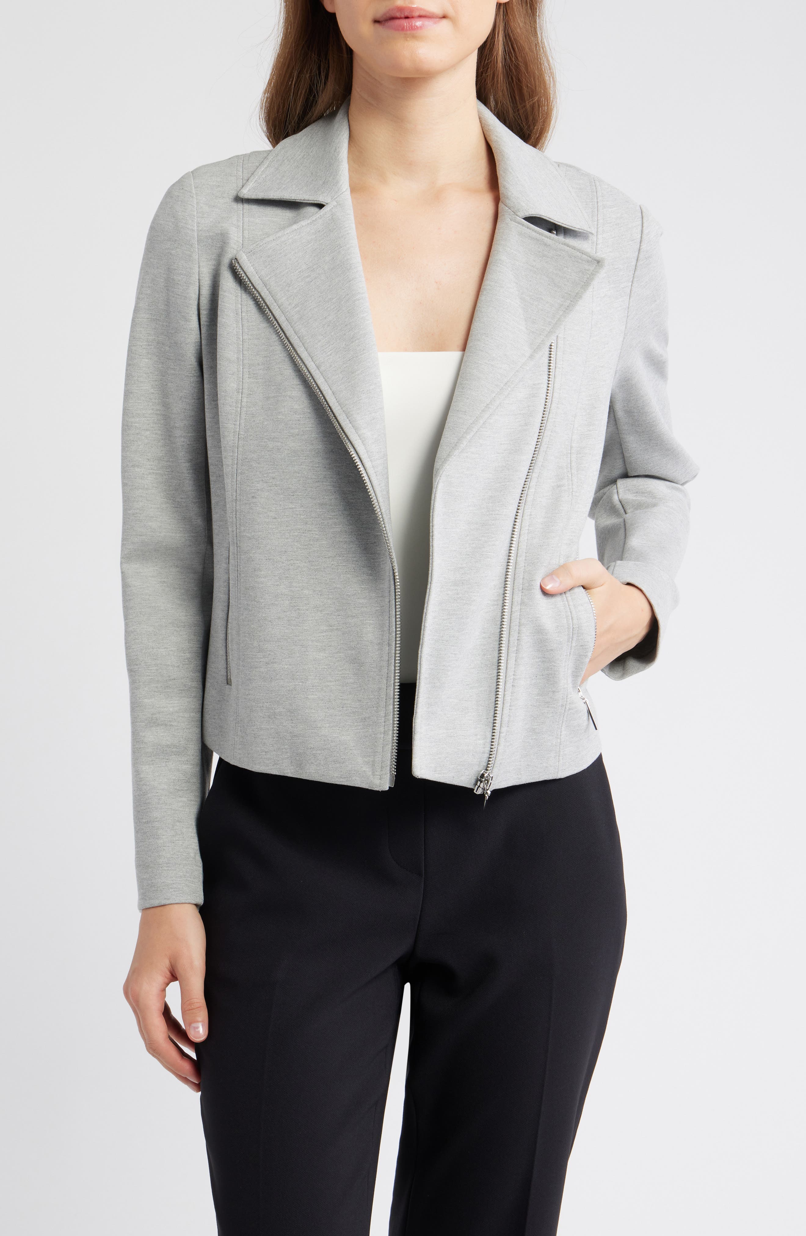 Moto Zip Ponte Jacket - image 1