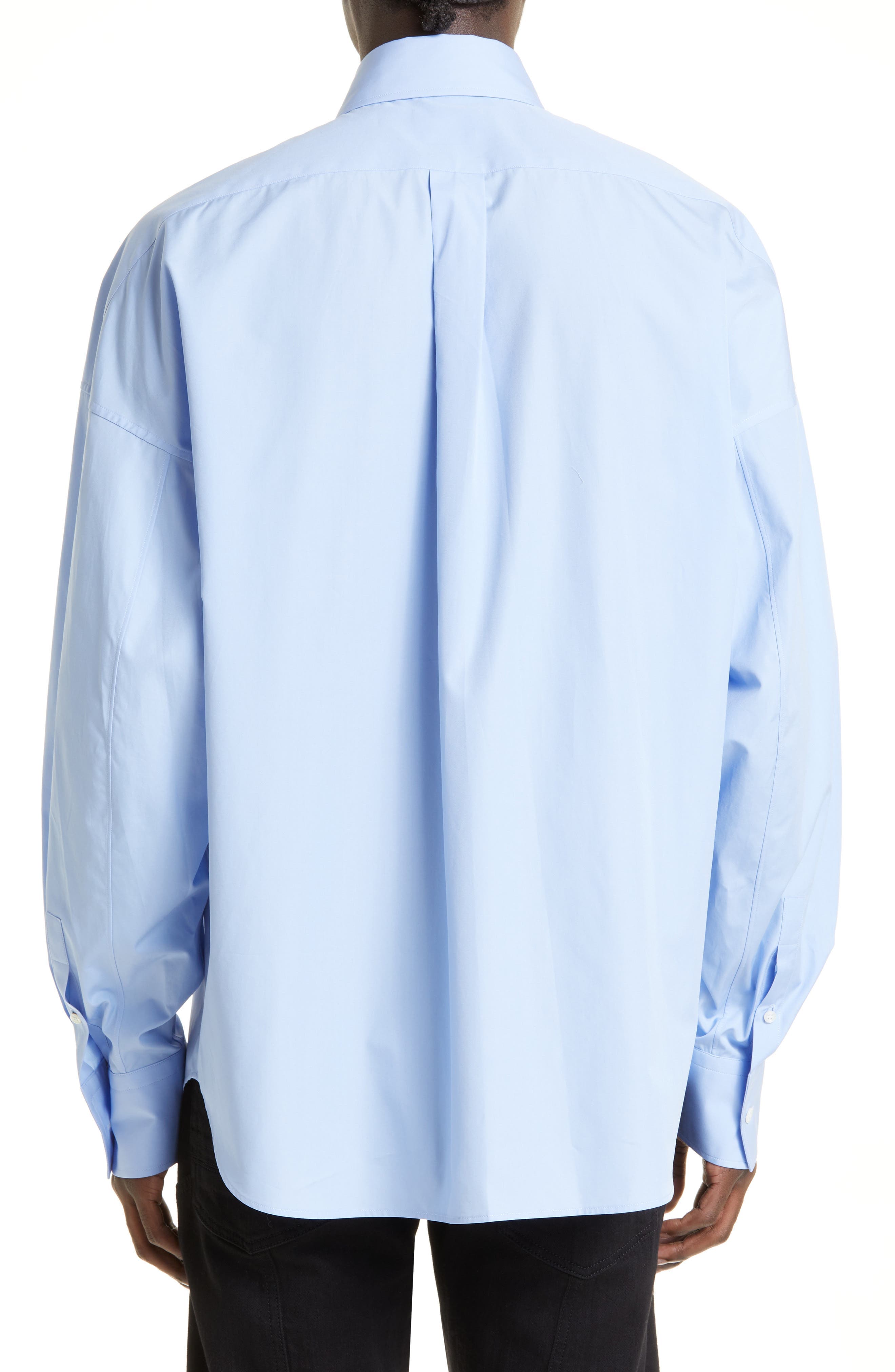Oversize Cotton Button-Up Shirt - image 2