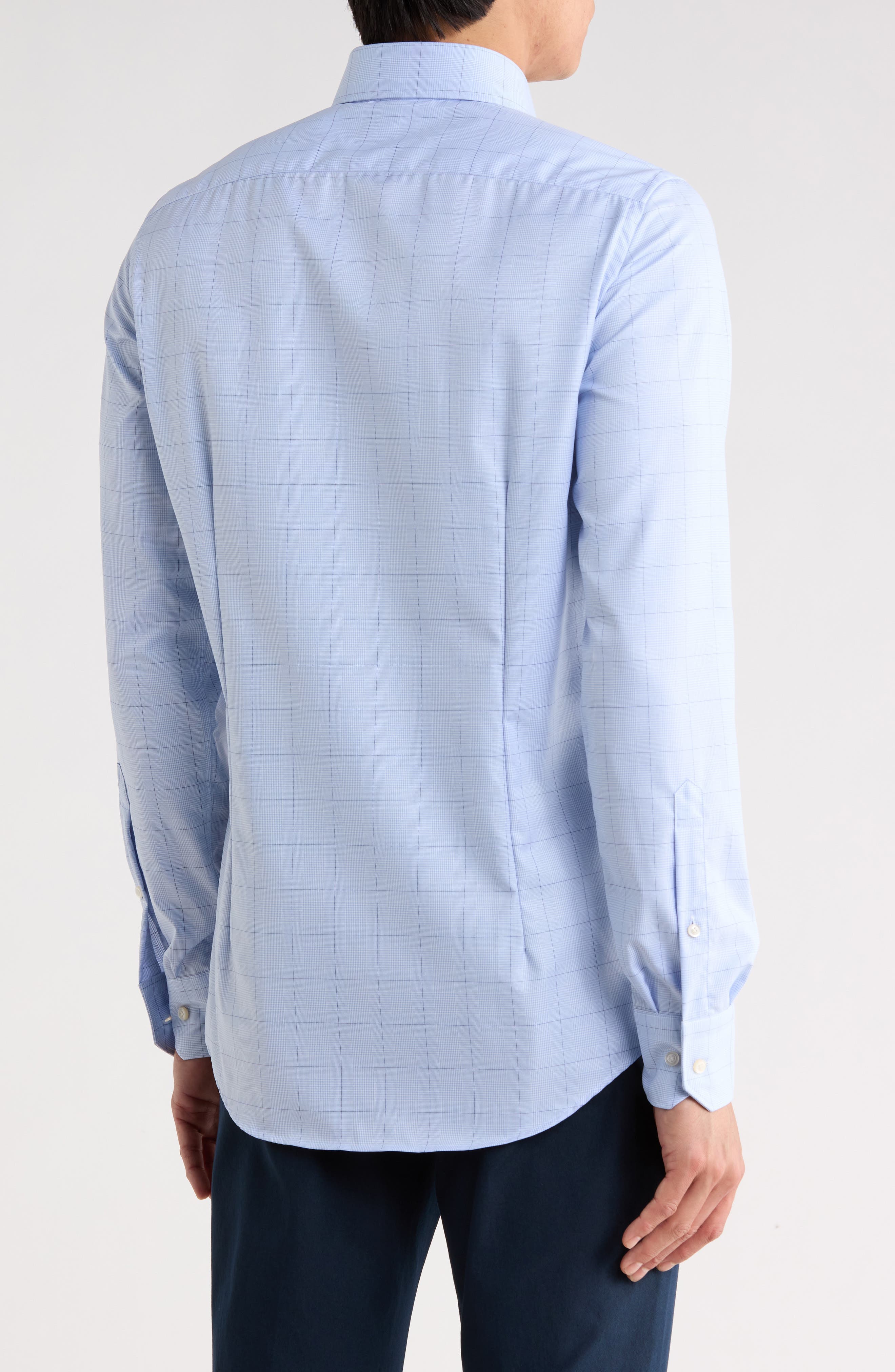 Traveller Plaid Modern Fit Dress Shirt - image 2