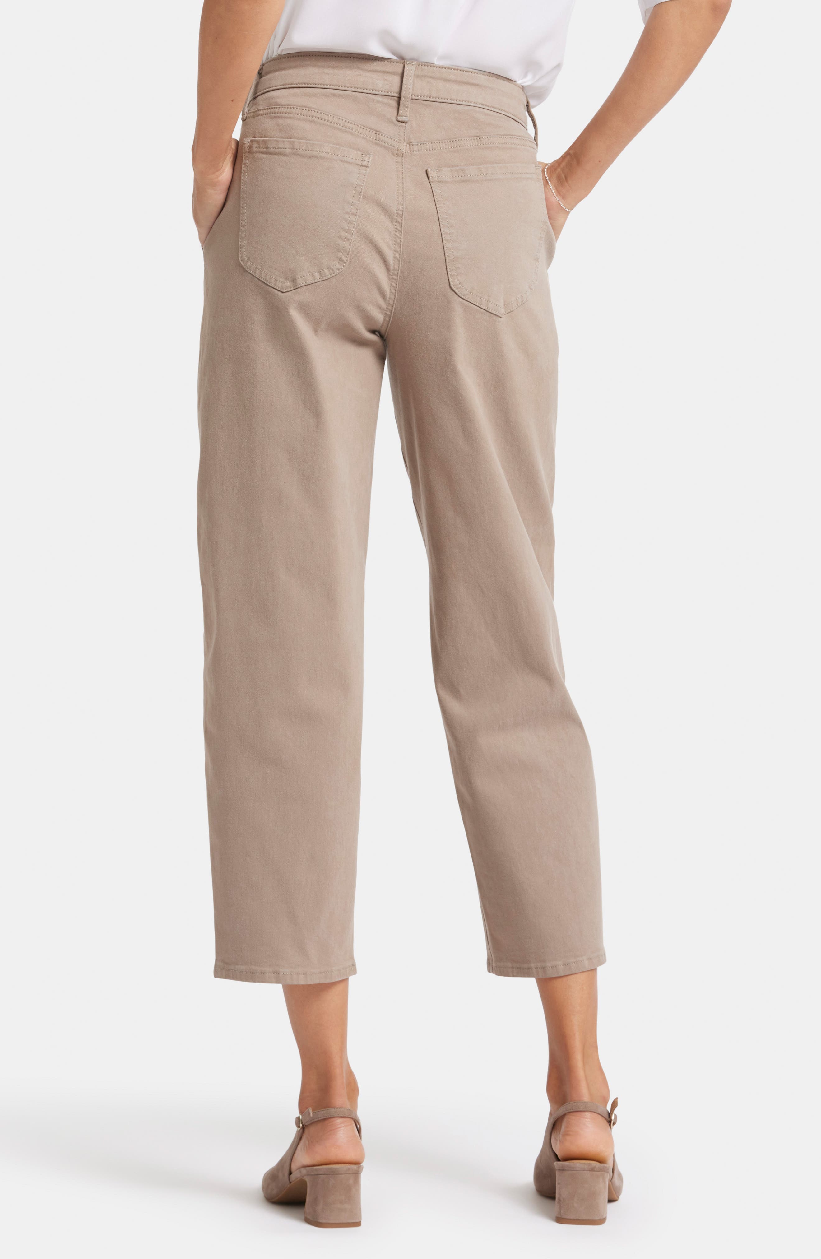Utility Pocket Relaxed Crop Straight Leg Jeans - image 2