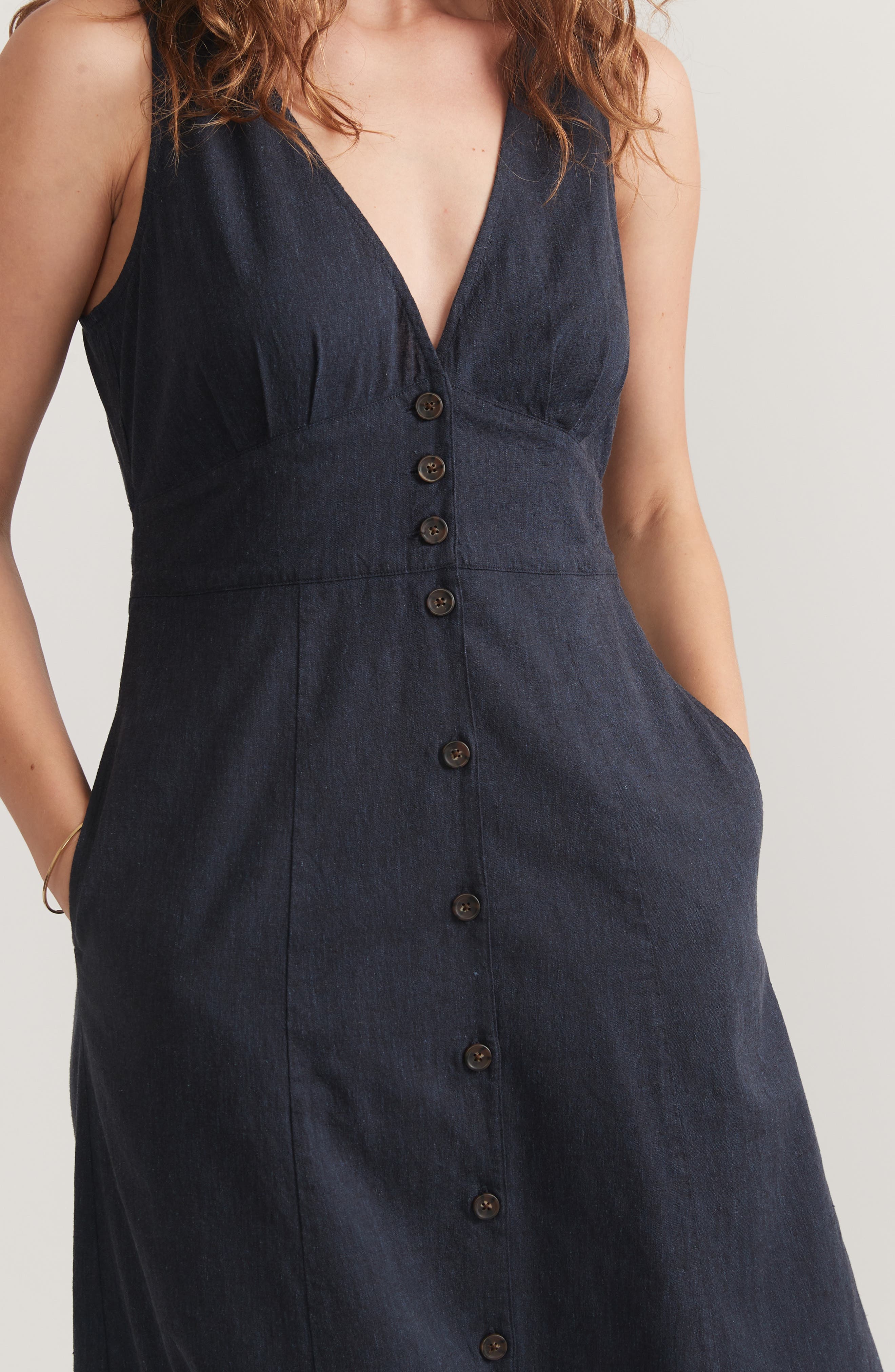 Camila Sleeveless Hemp Blend Maxi Dress - image 2