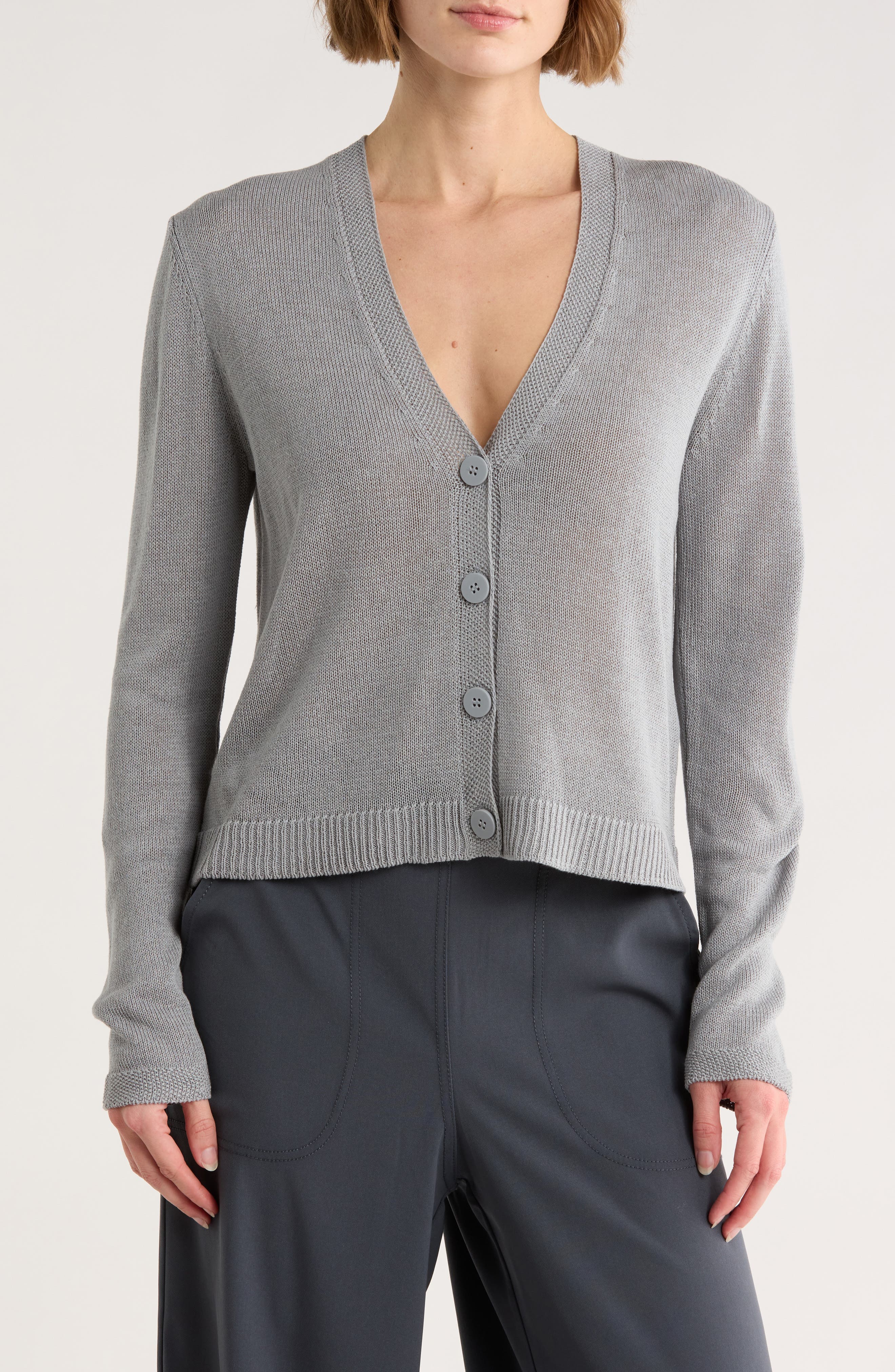 V-Neck Cardigan - image 3