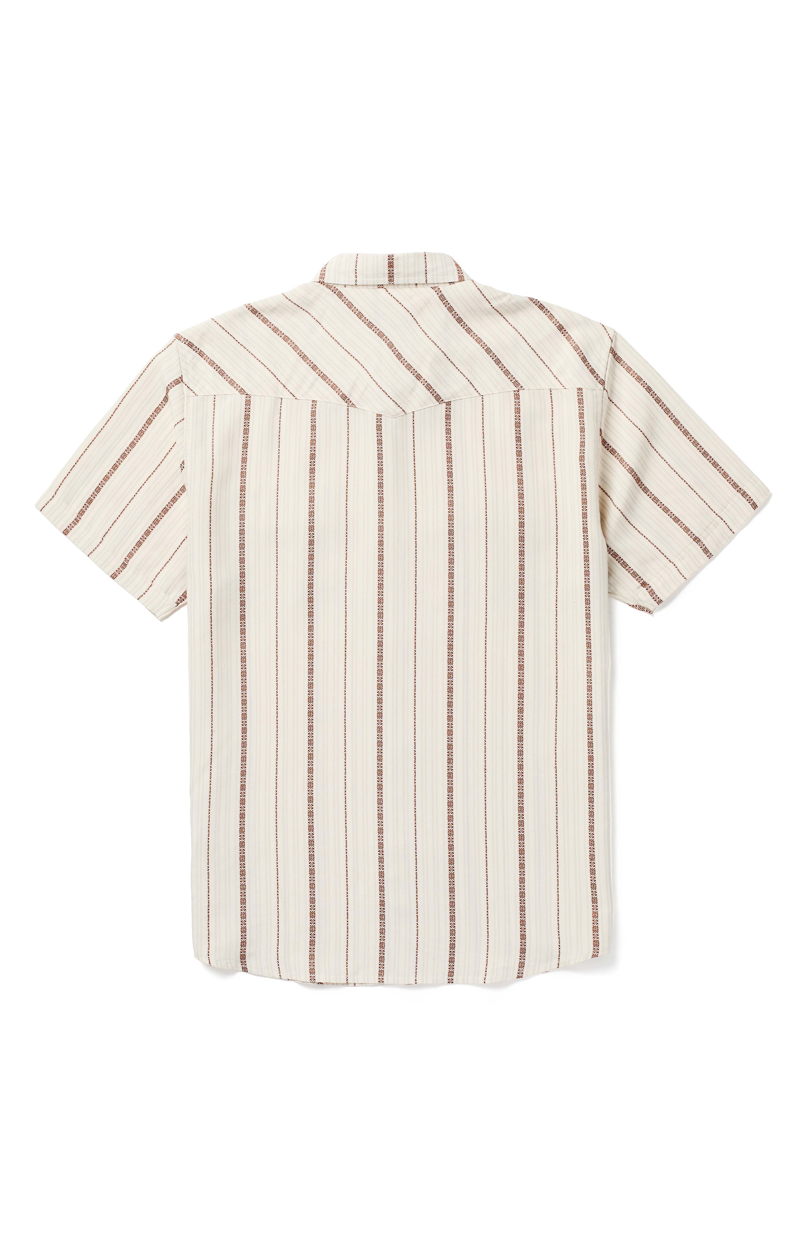 Sawtooth Short Sleeve Snap-Up Shirt - image 2