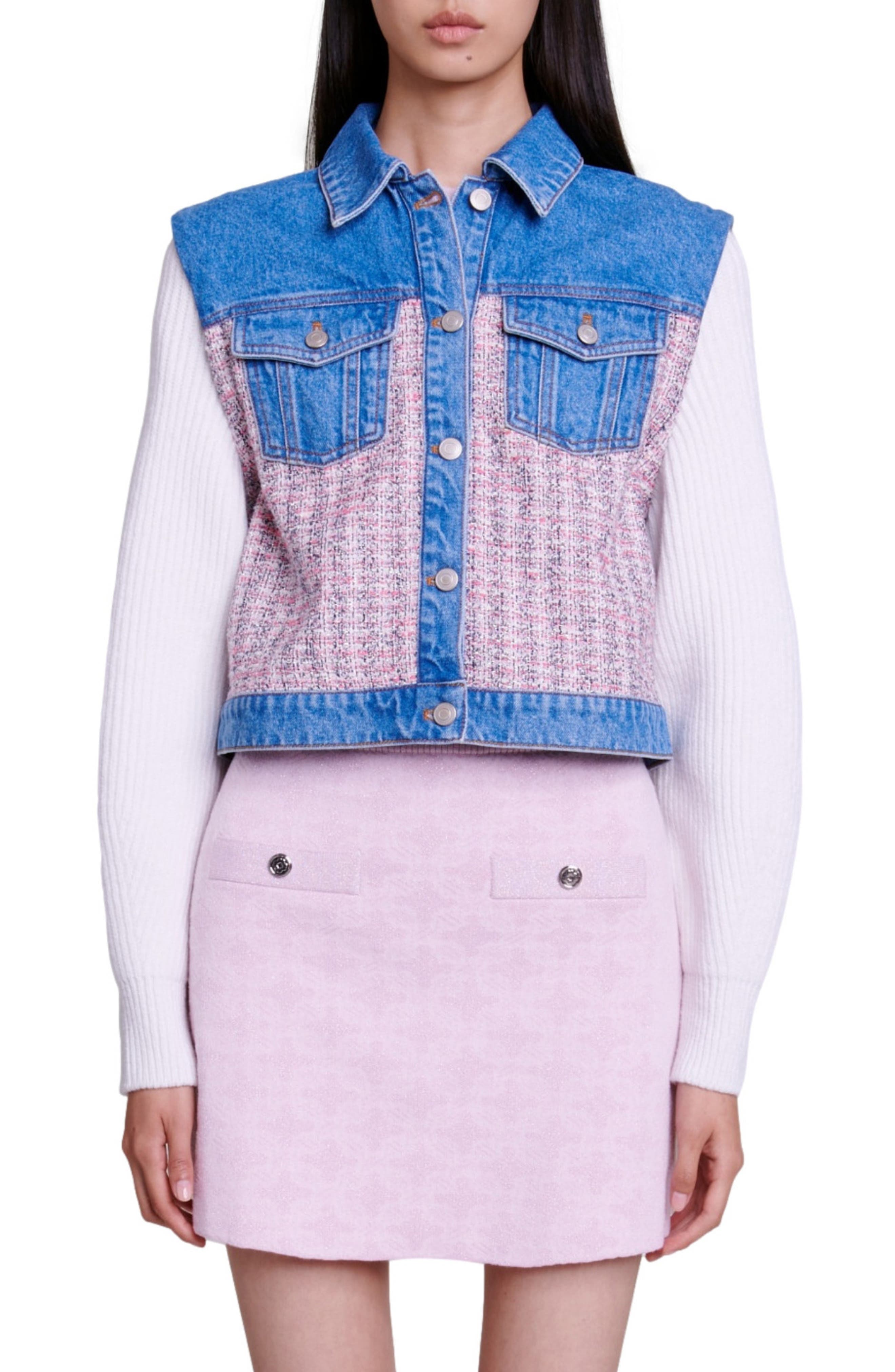 Batri Mixed Media Jacket - image 1