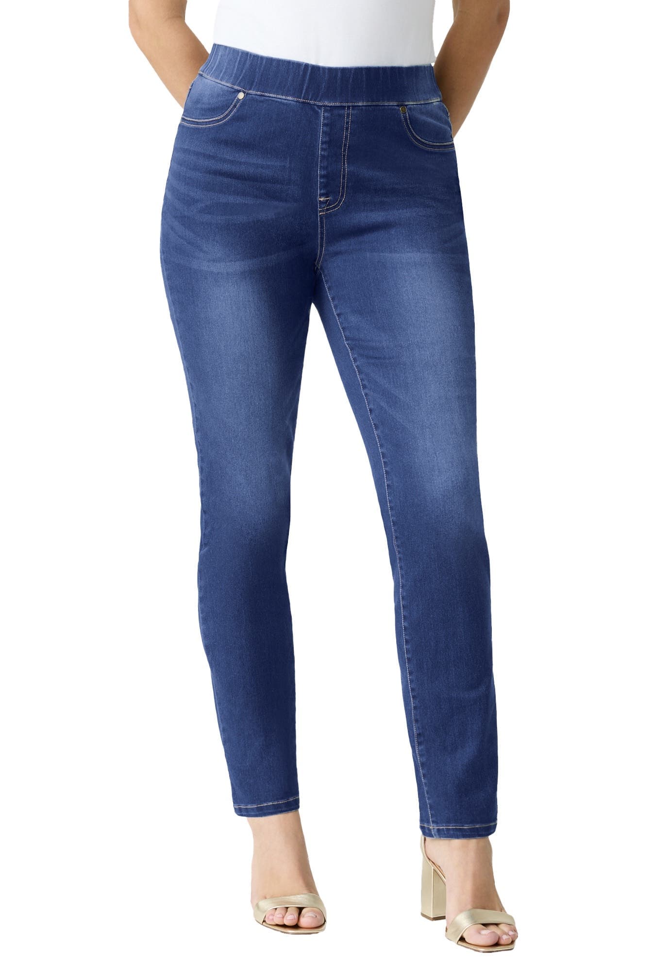 Plus Size 360 Stretch Straight Leg Jean - image 1