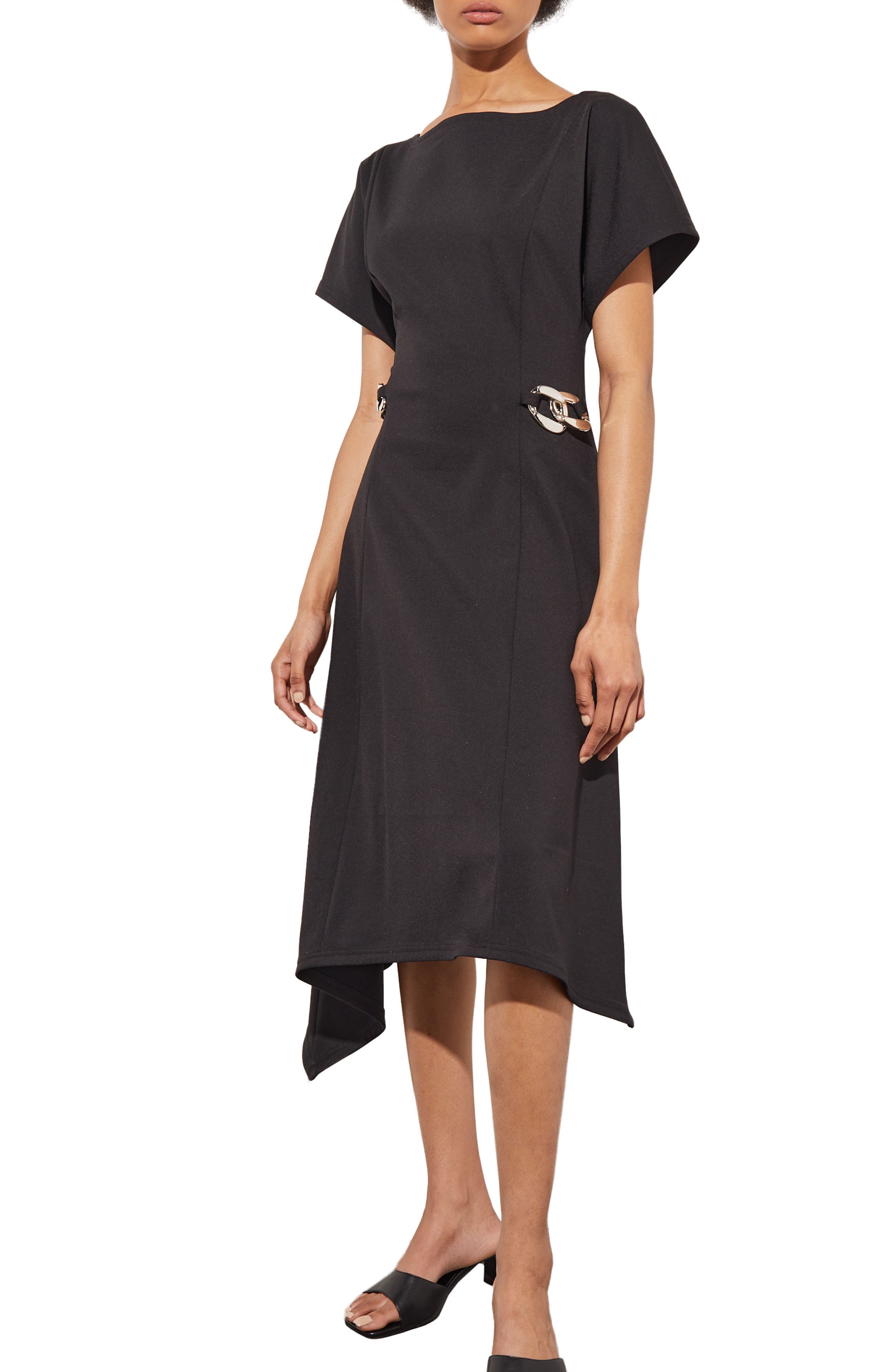 Asymmetric Midi Dress - image 1
