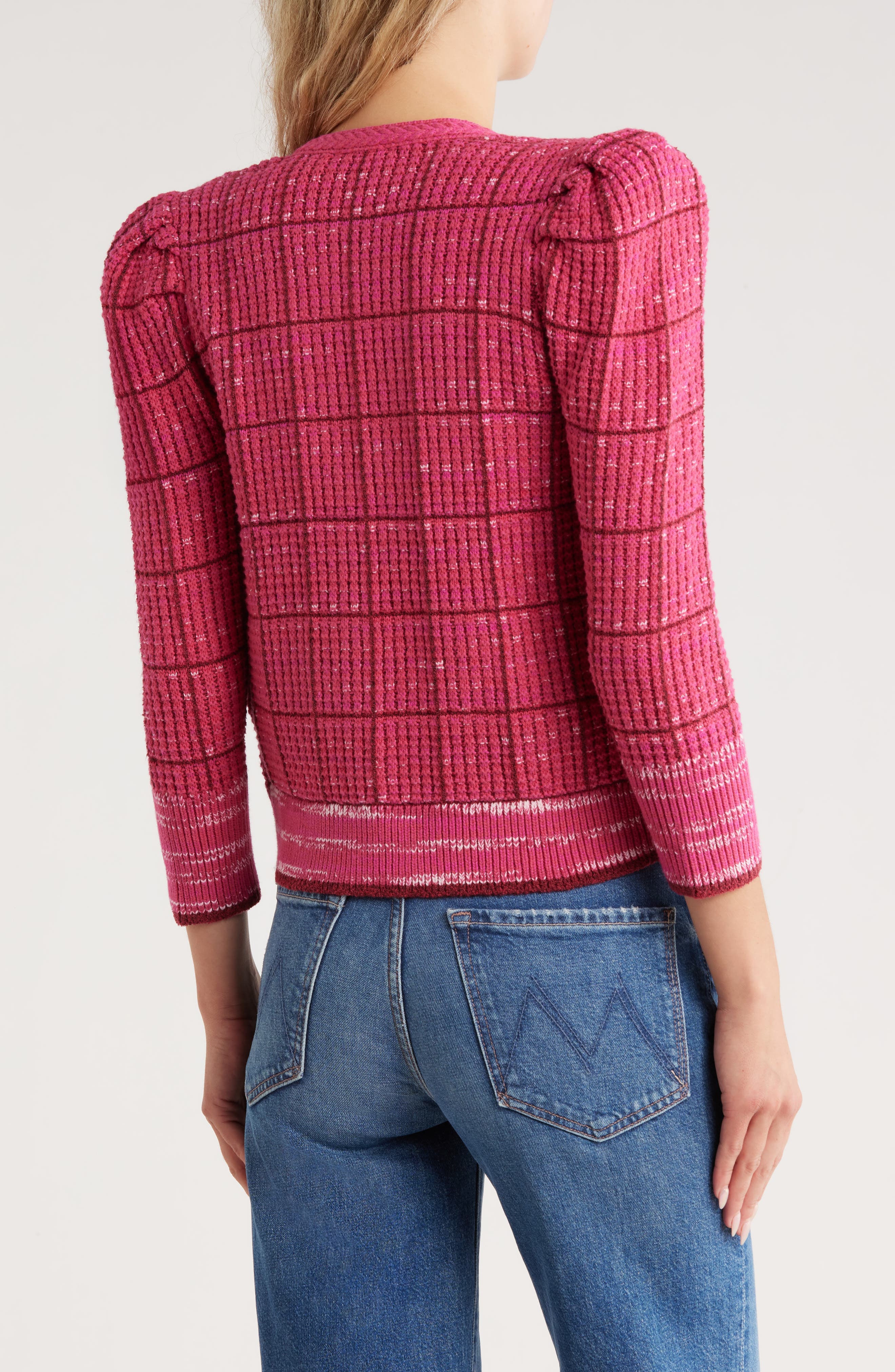 Jenni Puff Shoulder Cardigan - image 2