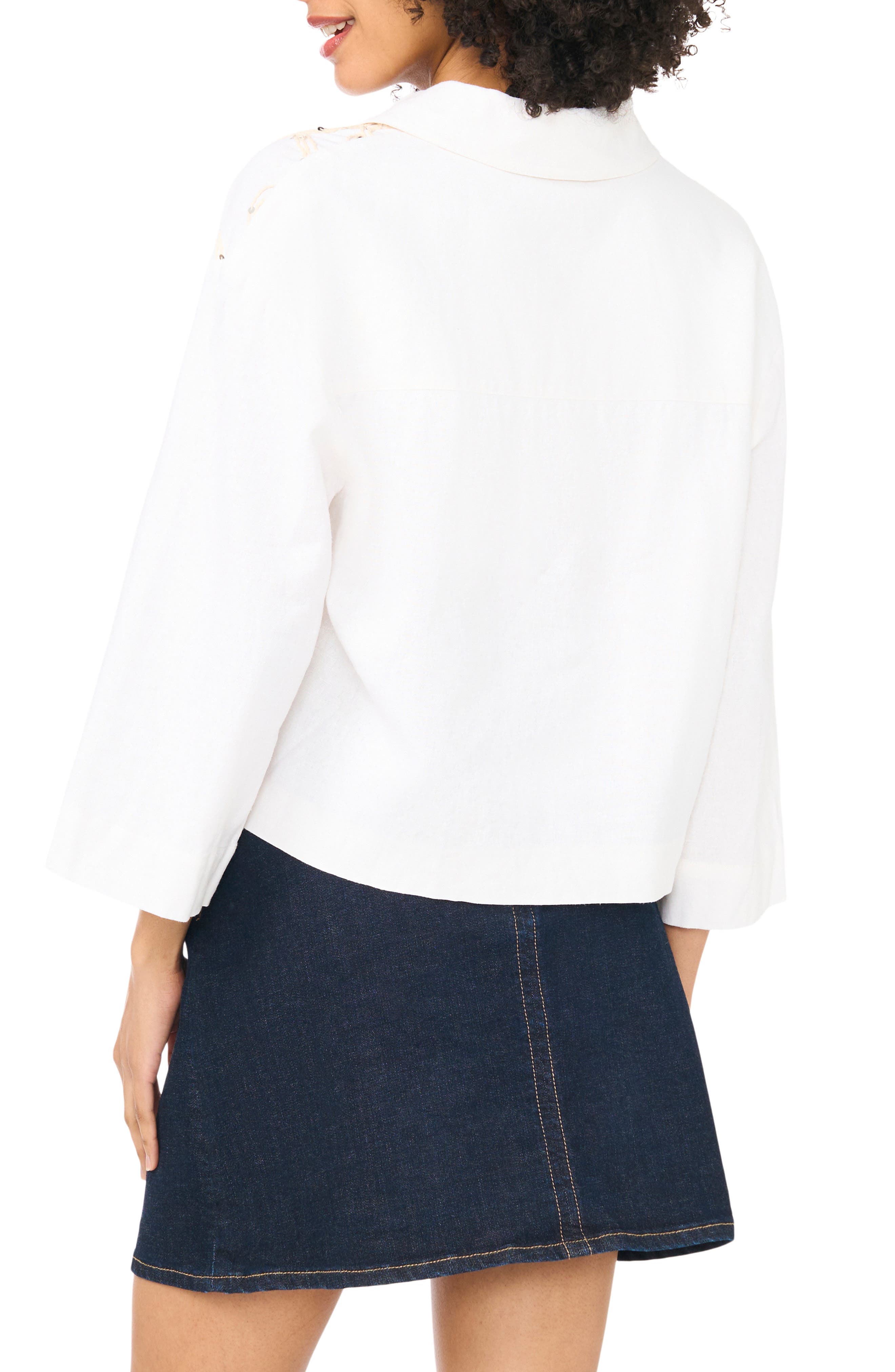 Sequin Embroidered Shirt - image 2