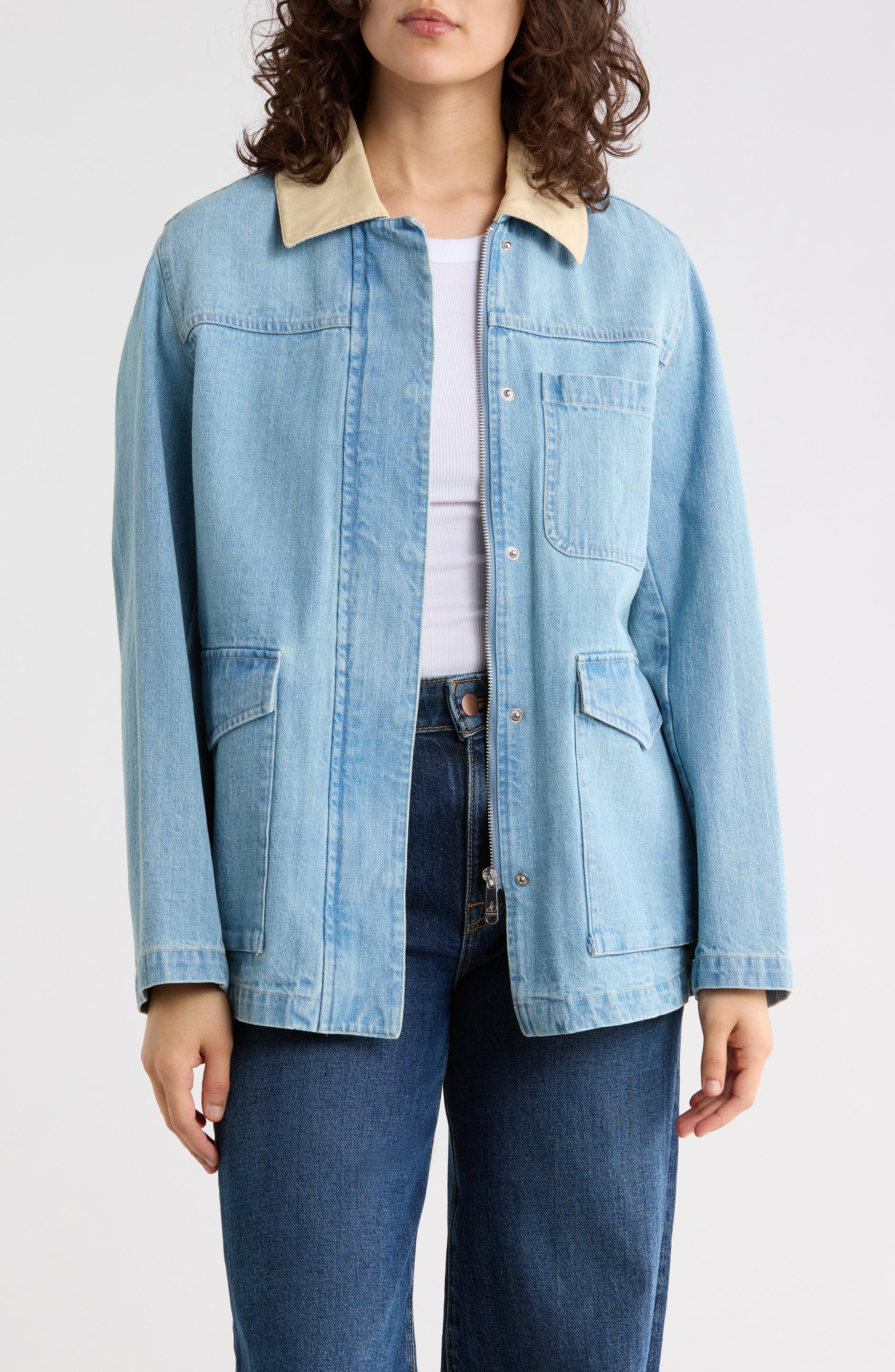 Washed Denim Jacket - image 1
