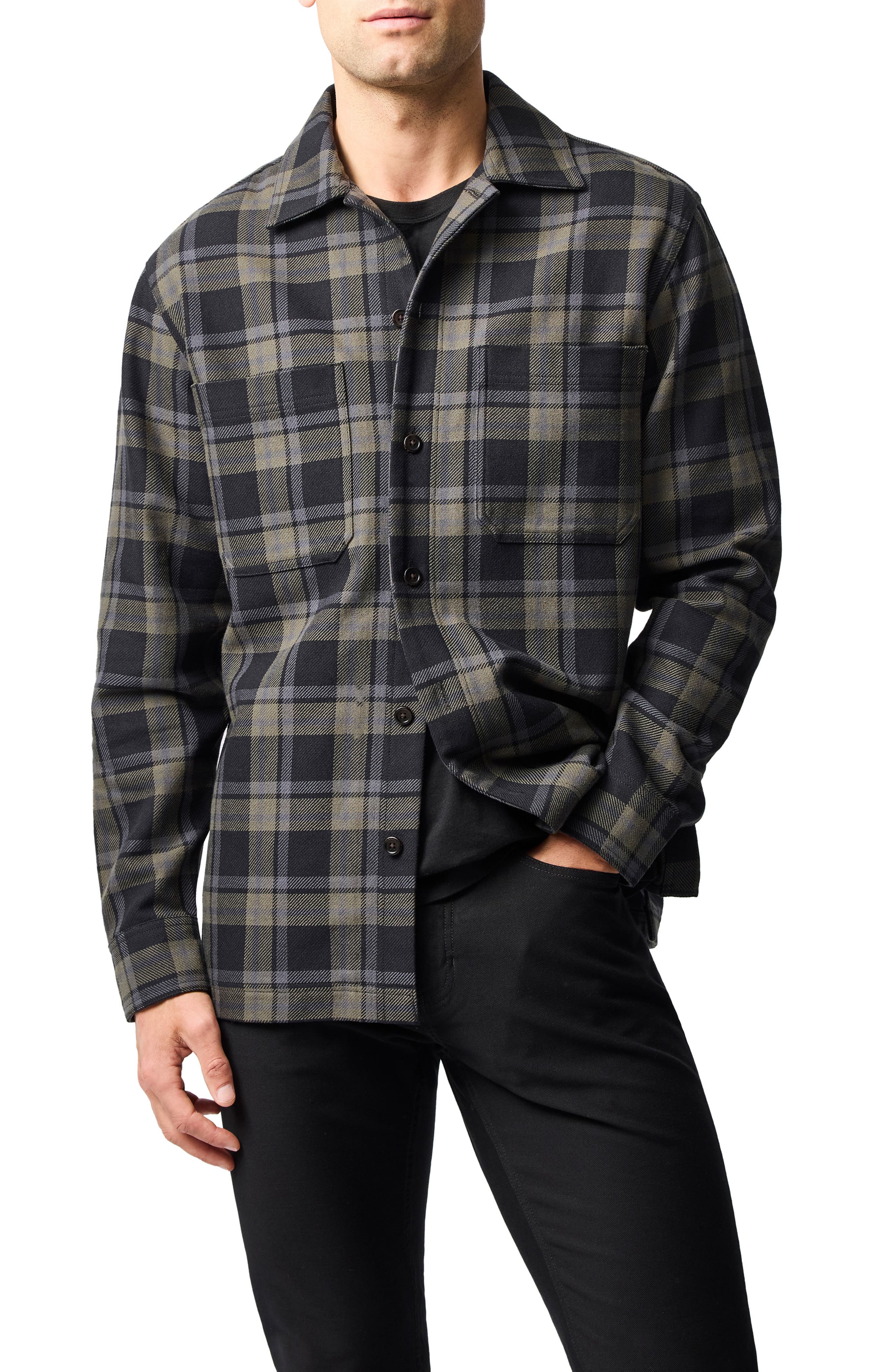 Kingsland Plaid Cotton Overshirt - image 1