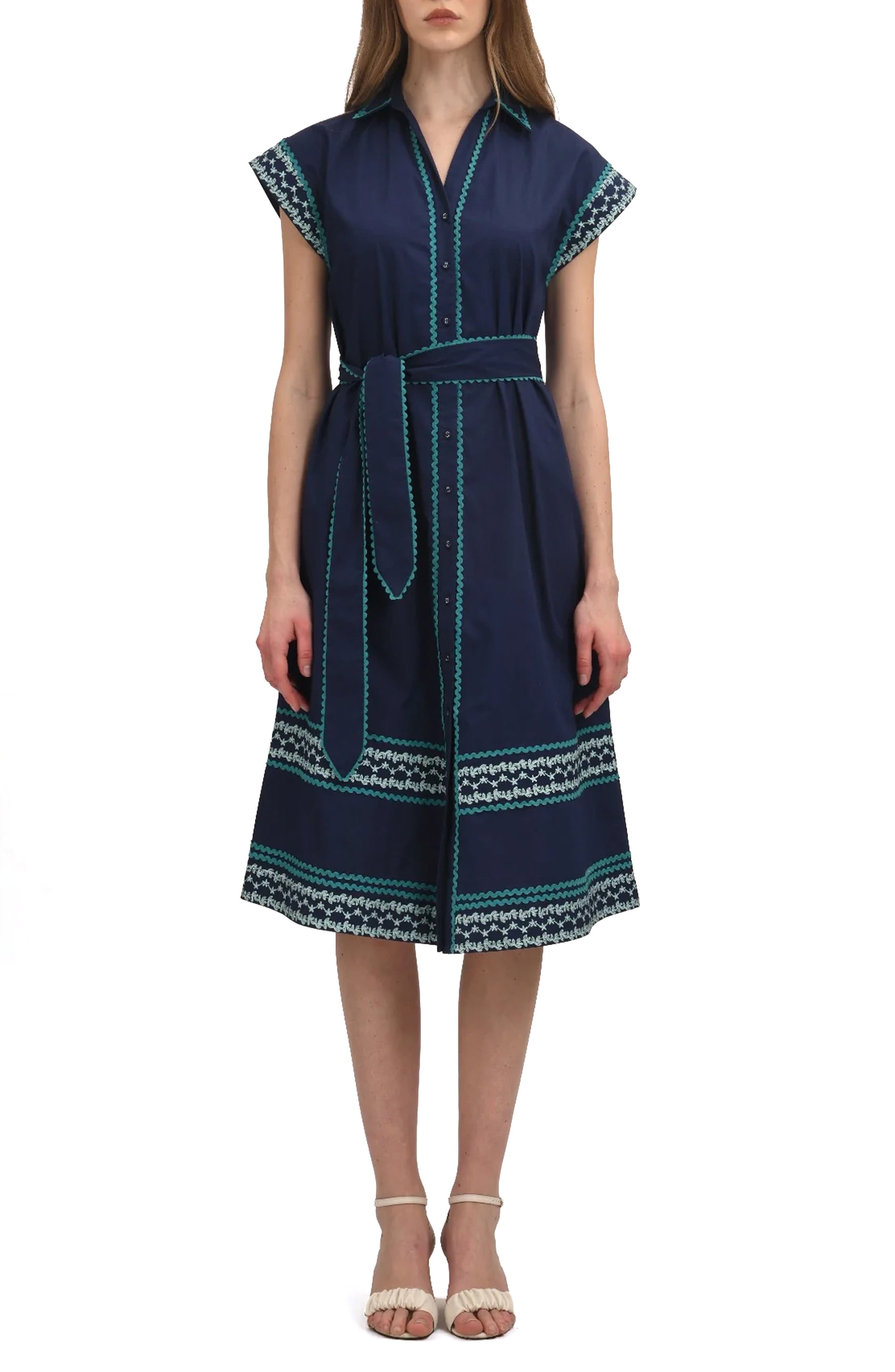 Thalia Midi Shirtdress - image 1