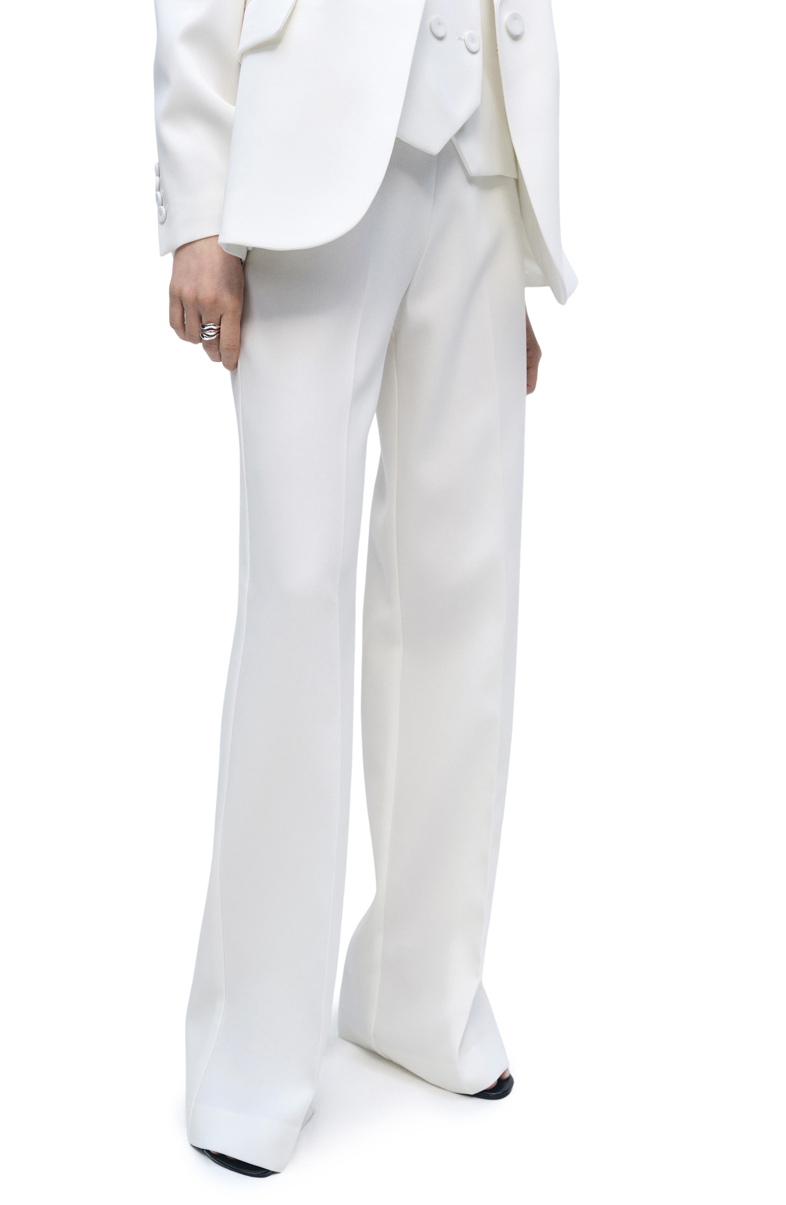 Wide Leg Suit Pants - image 1