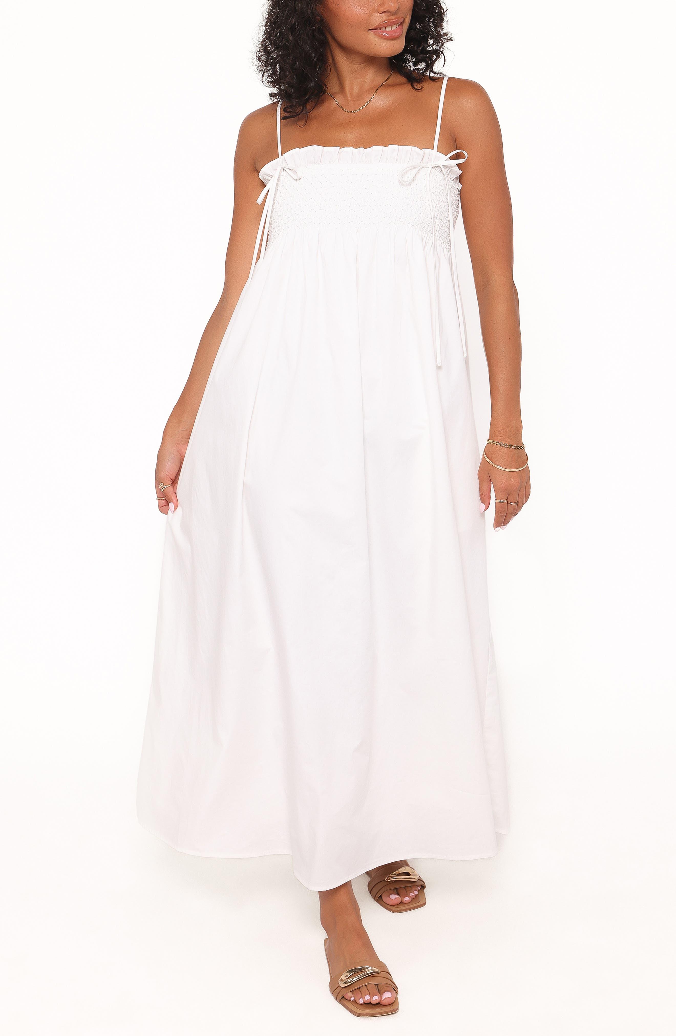 Josie Smocked Maxi Dress - image 1