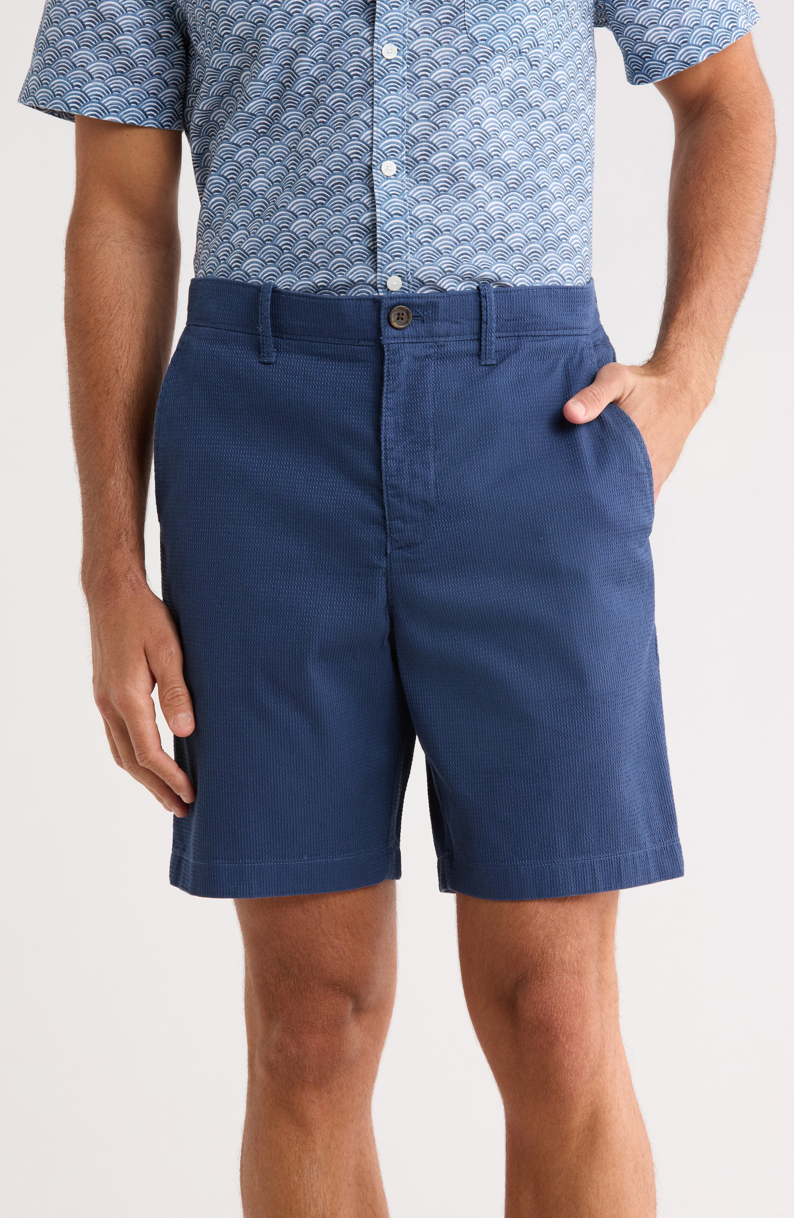 8-Inch Dobby Stretch Cotton Shorts - image 3