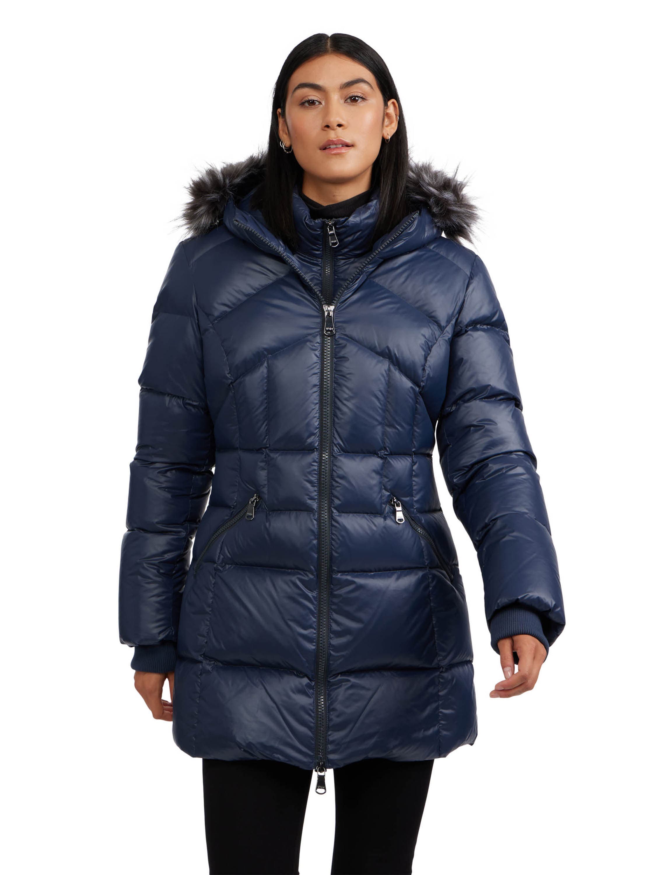 Women's Ares Fixed Hood Puffer with Fixed Bib - image 3