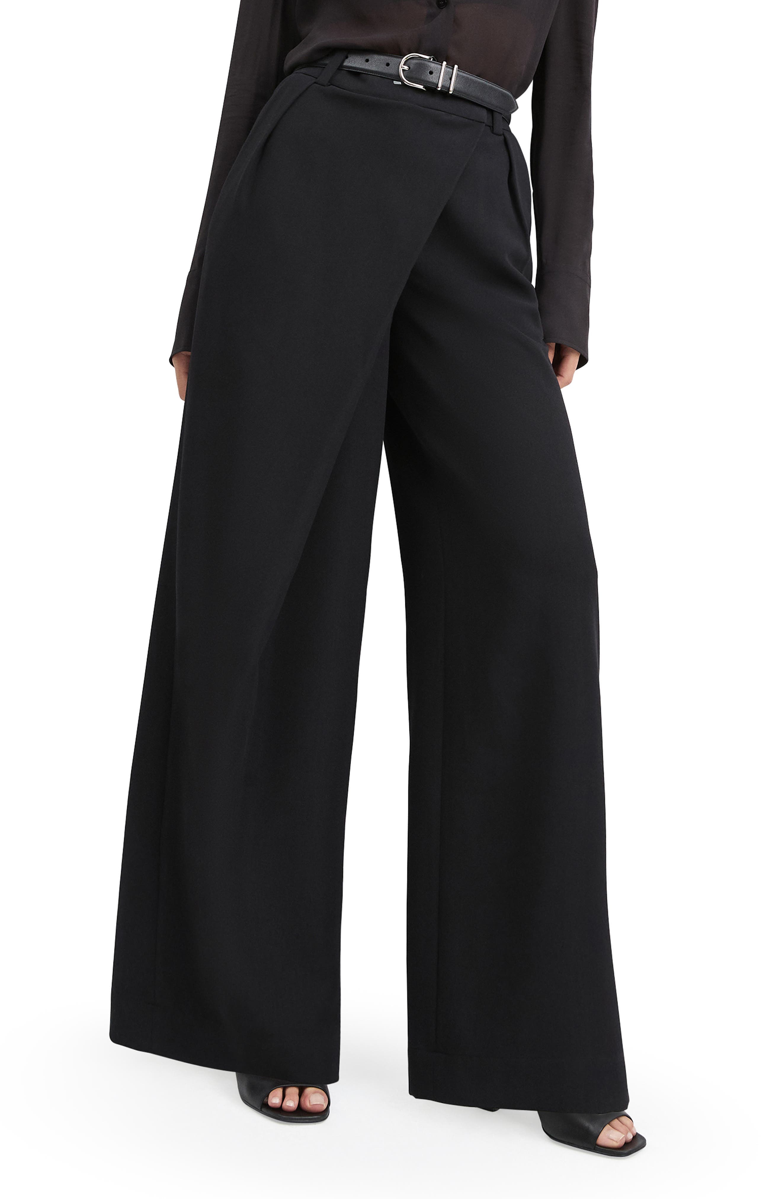 The Power Play Wrap Front Wide Leg Pants - image 1