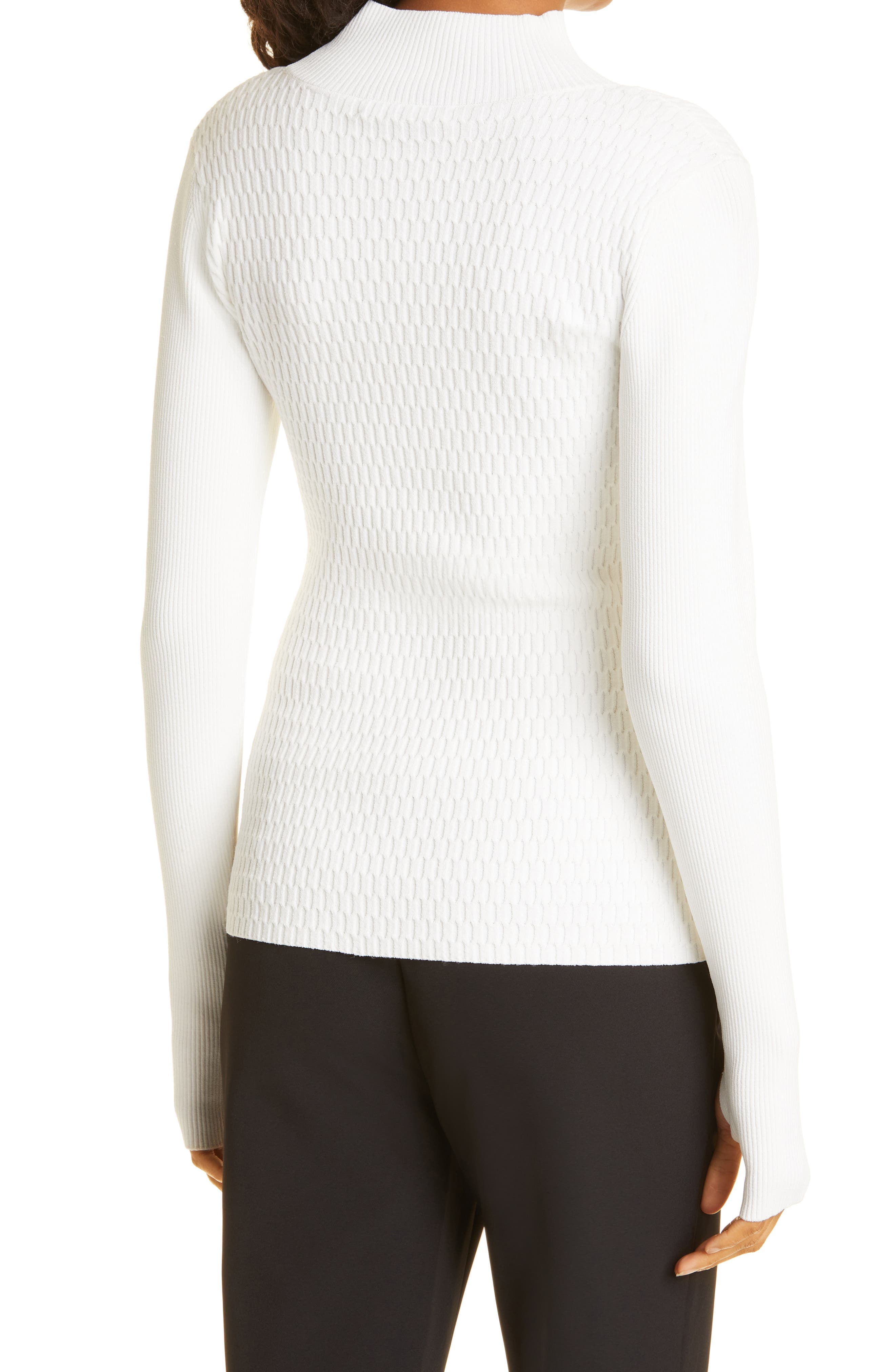 Half Moon Cutout Sweater - image 2