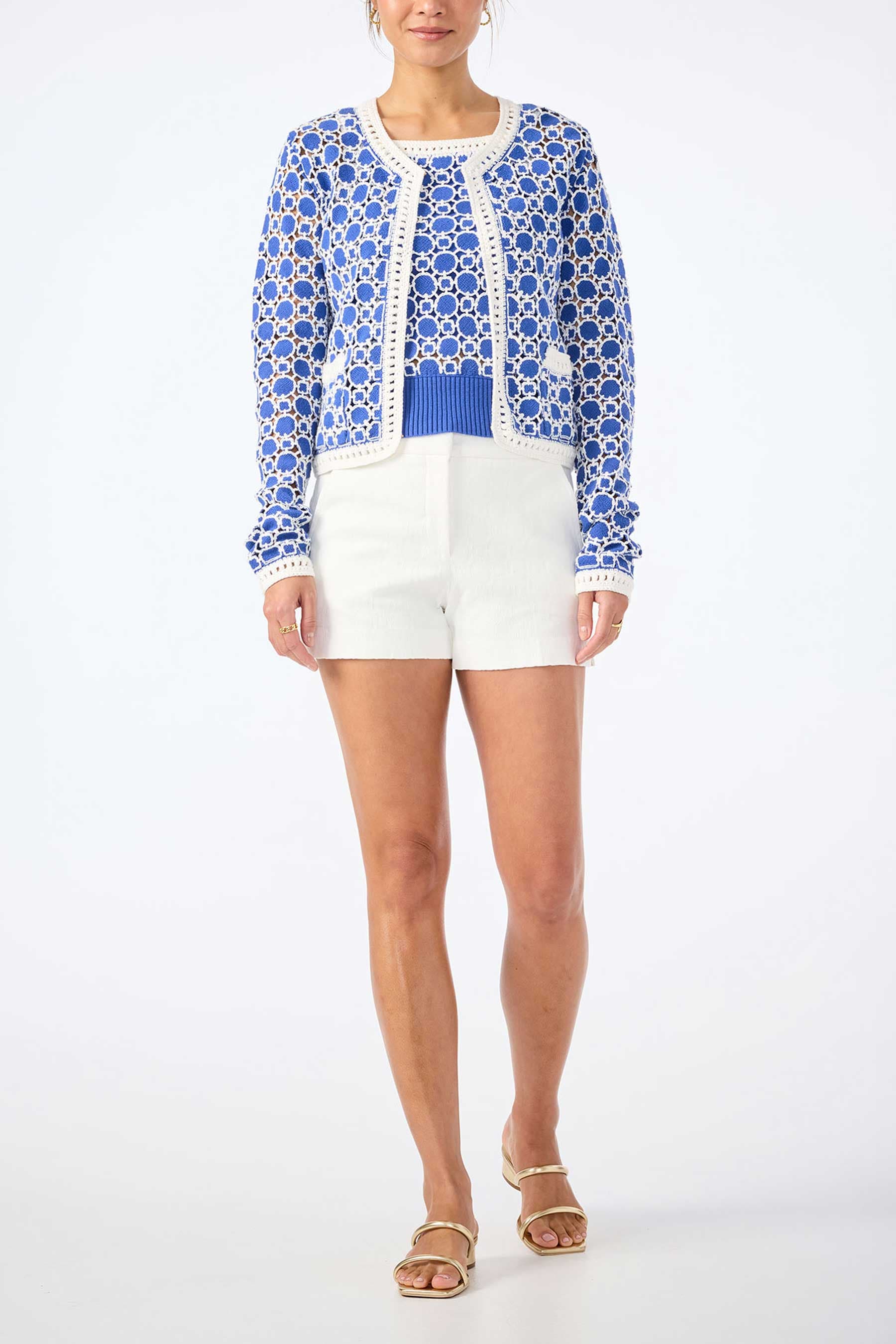 Sinai Geometric Knit Cardigan - image 4