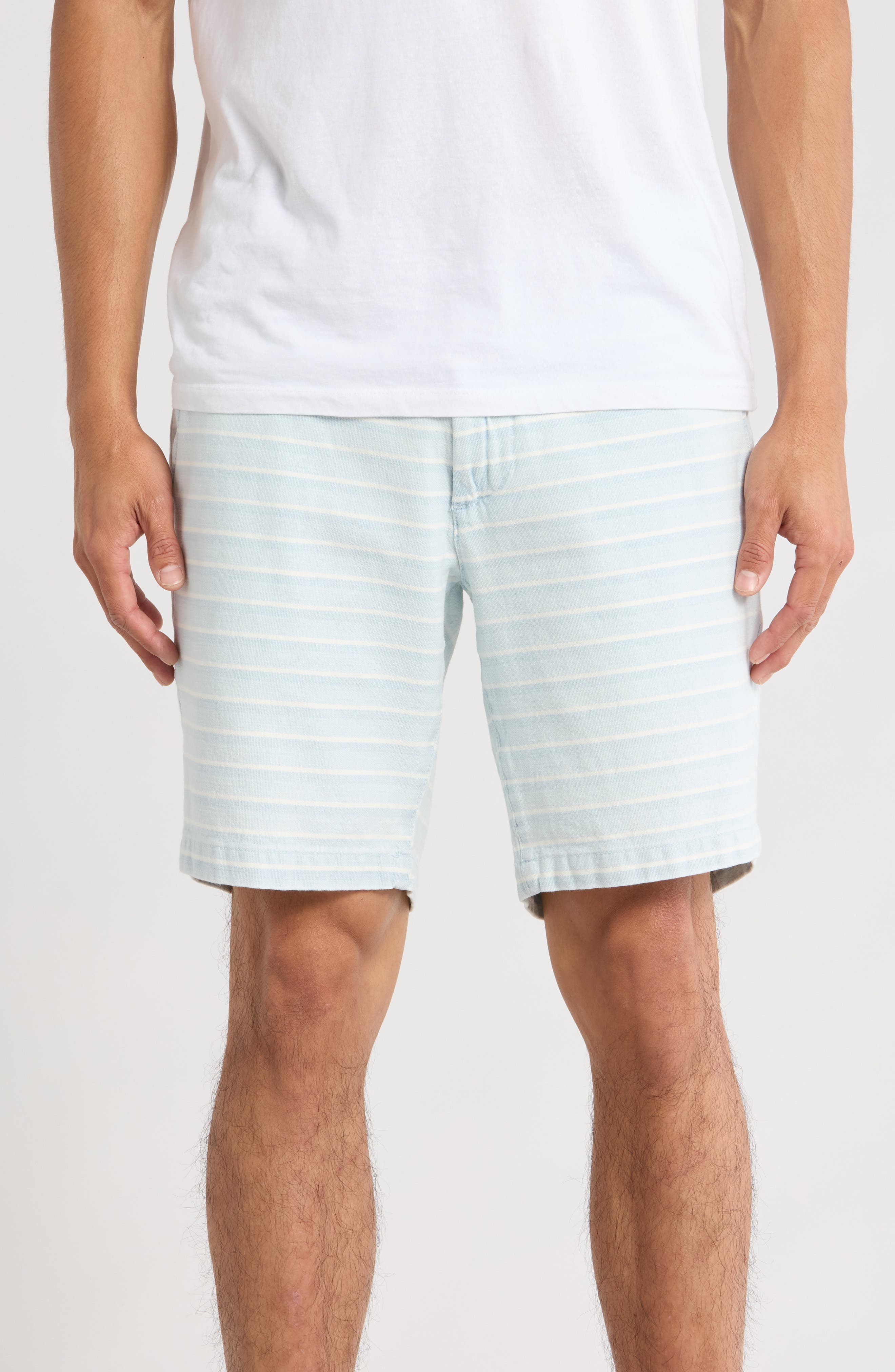 Wanderer Stripe Slim Fit Chino Shorts - image 1