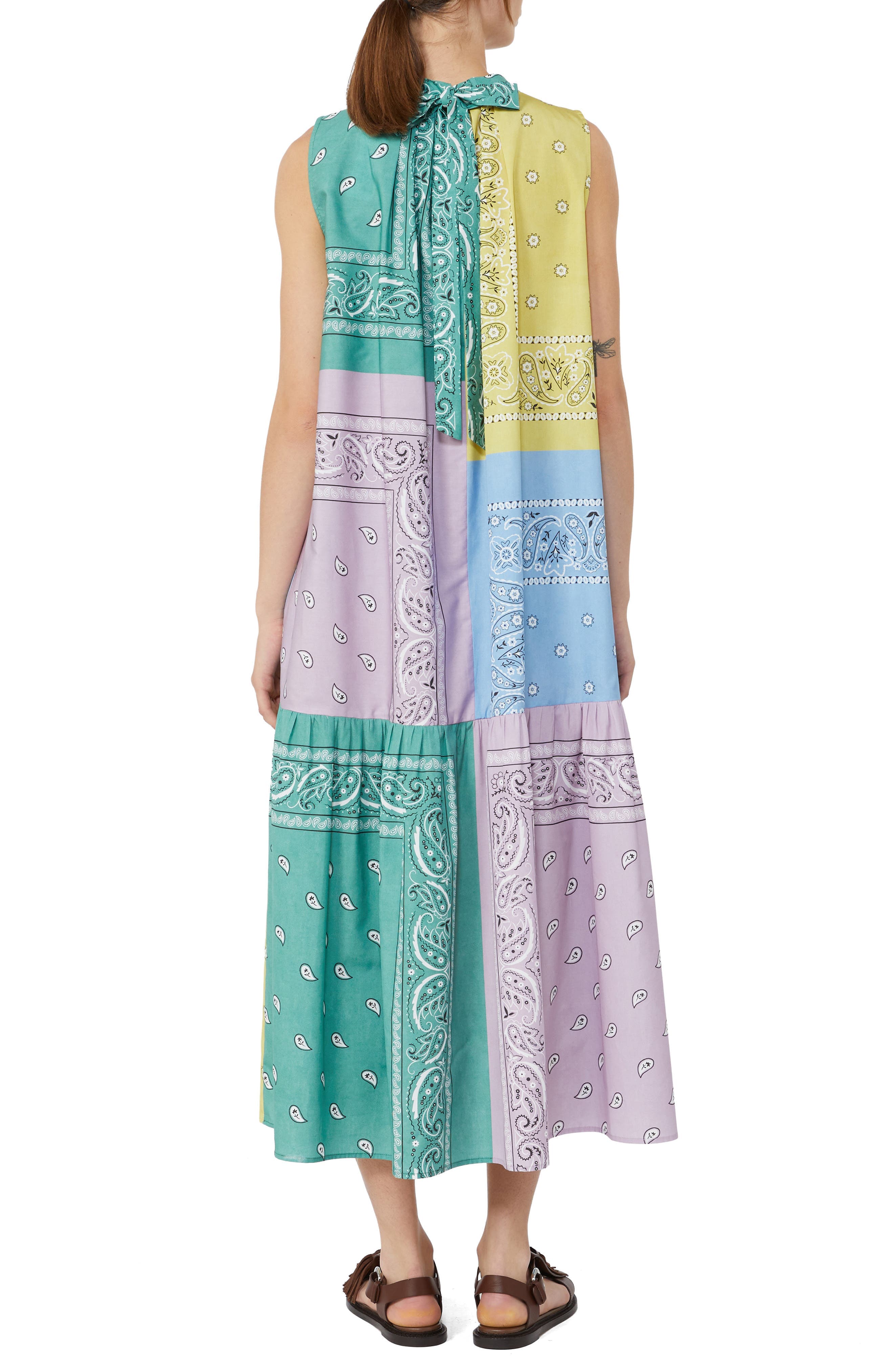 Regno Bandana Print Cotton Dress - image 2