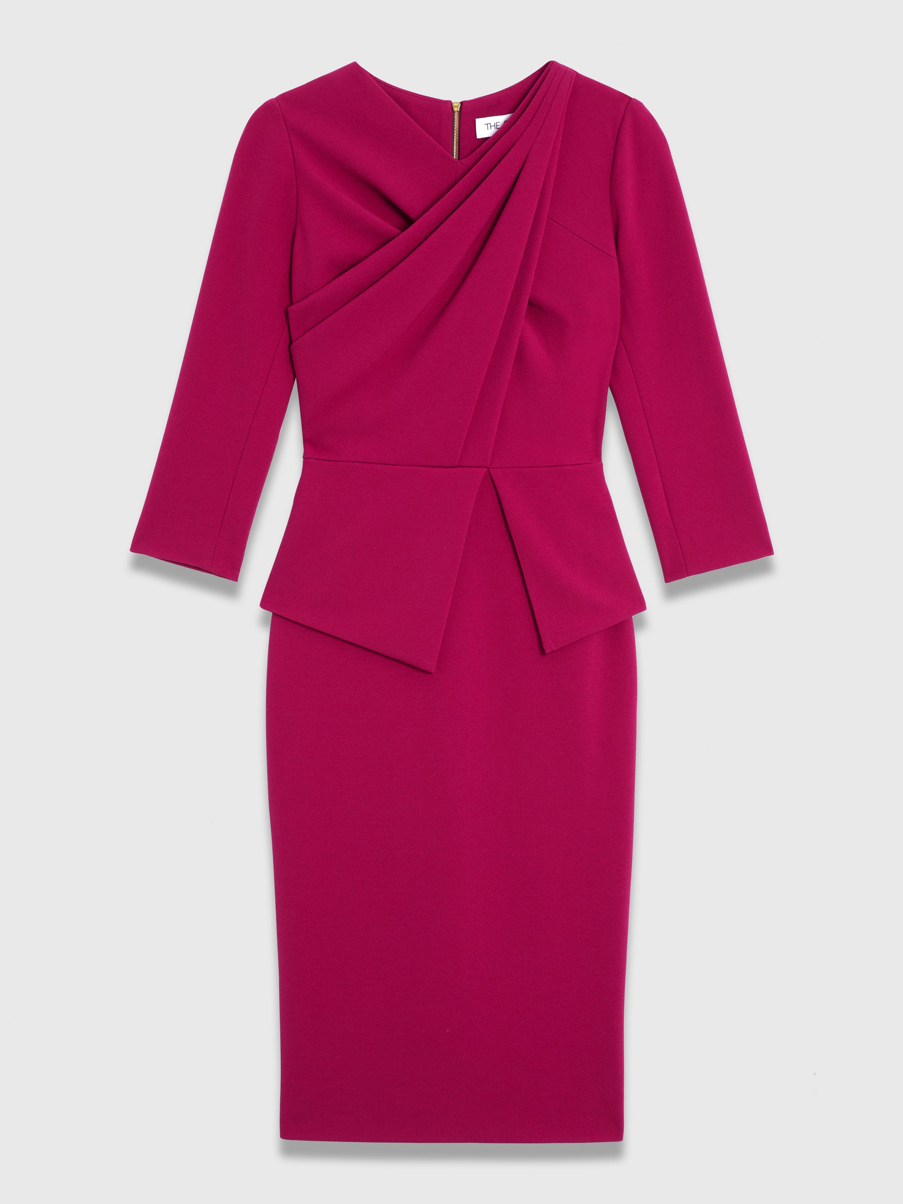 Alina Peplum Midi Dress - image 2