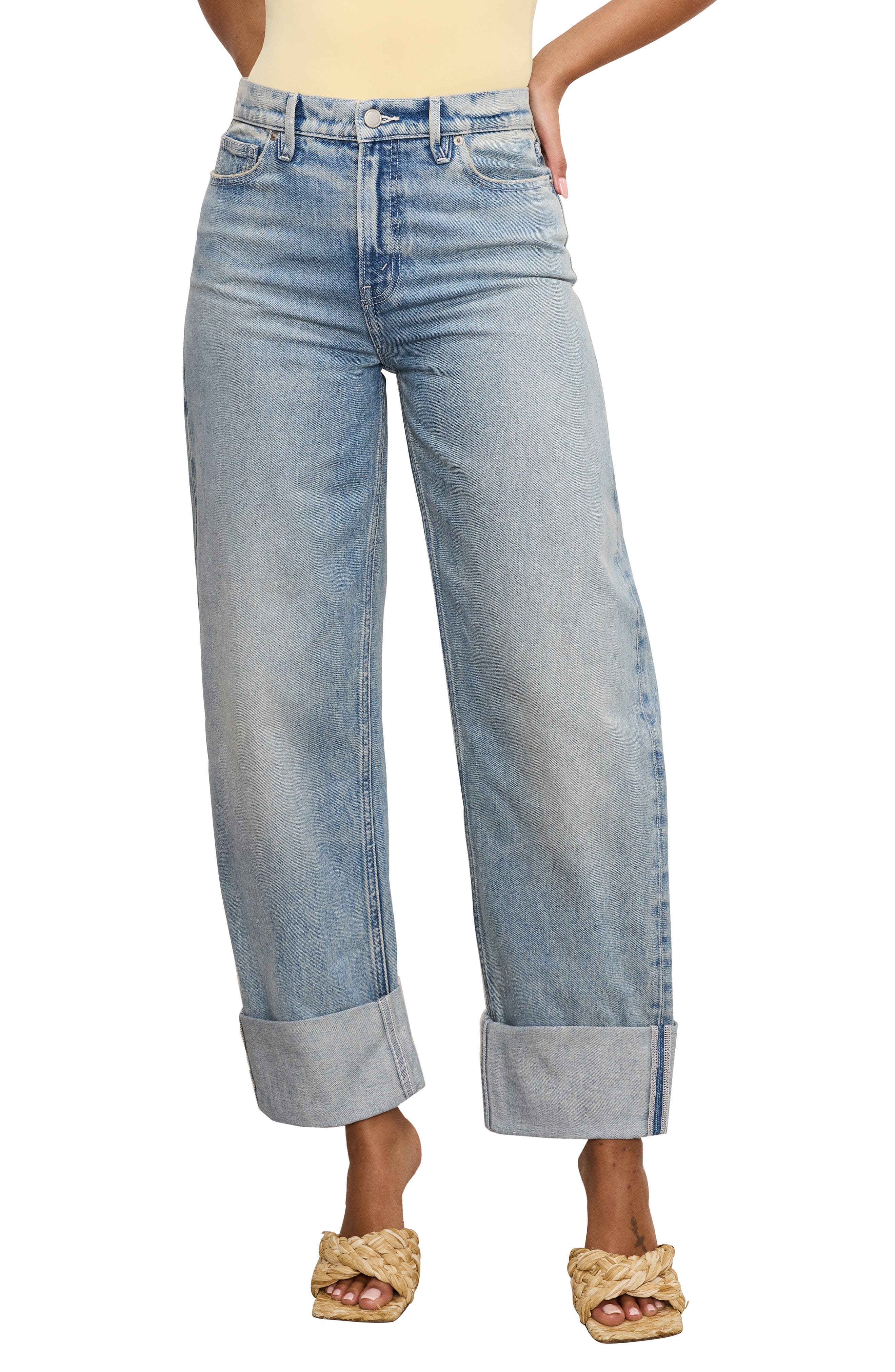 Good Standard High Waist Ankle Barrel Jeans - image 1