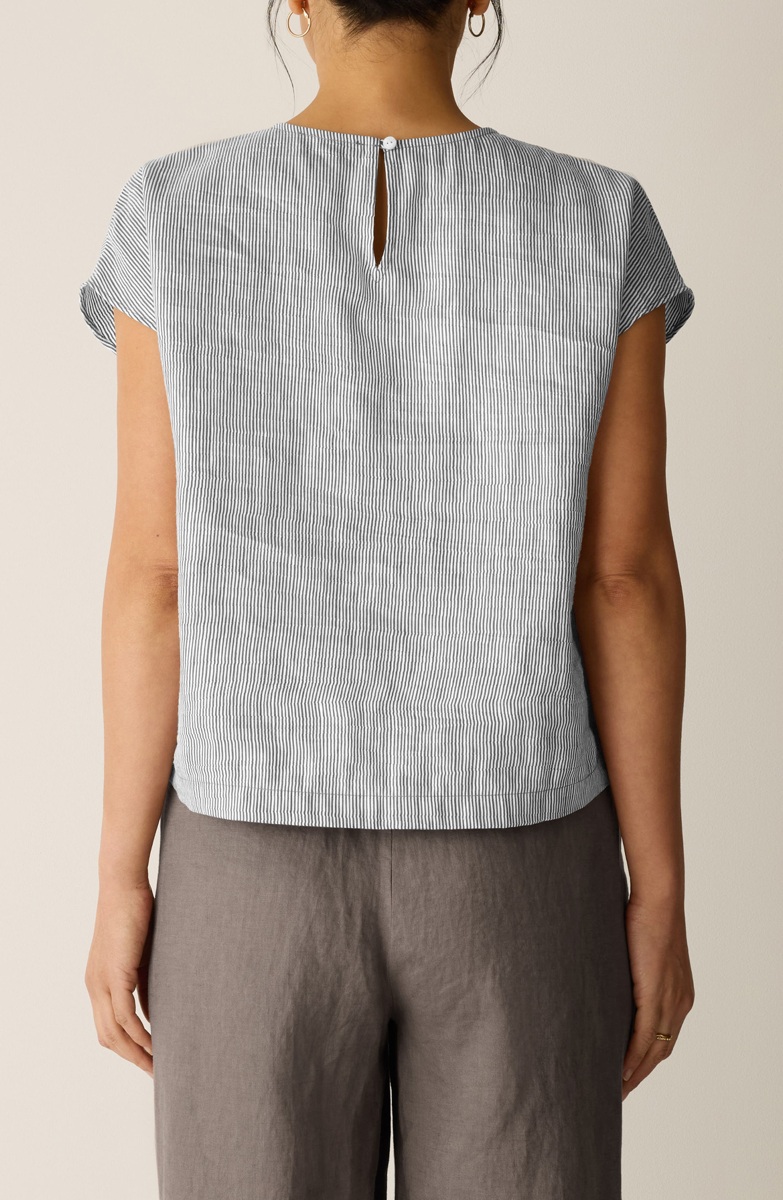 Linen Blend Square Top - image 2