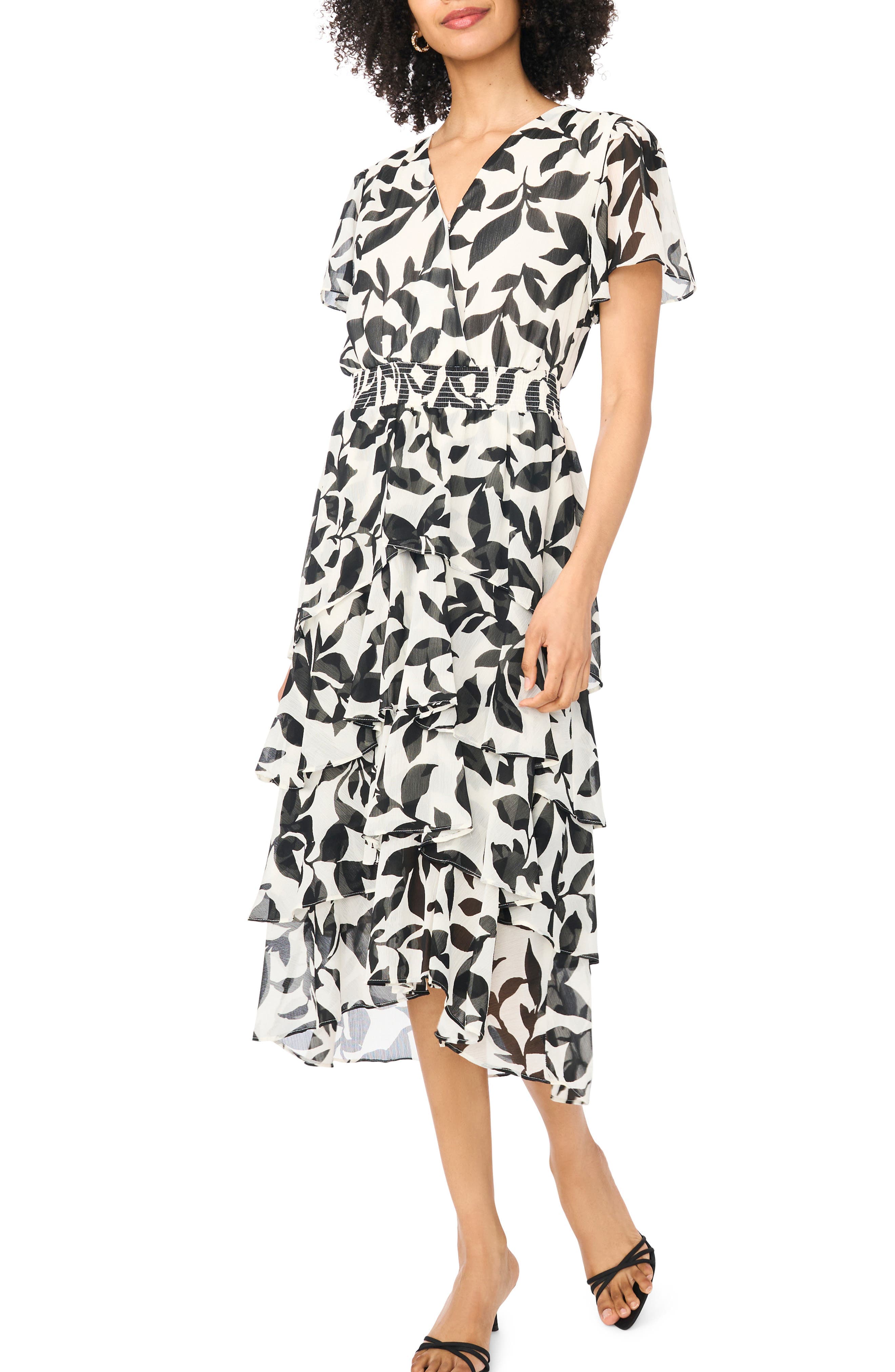 Tiered Ruffle Maxi Dress - image 1