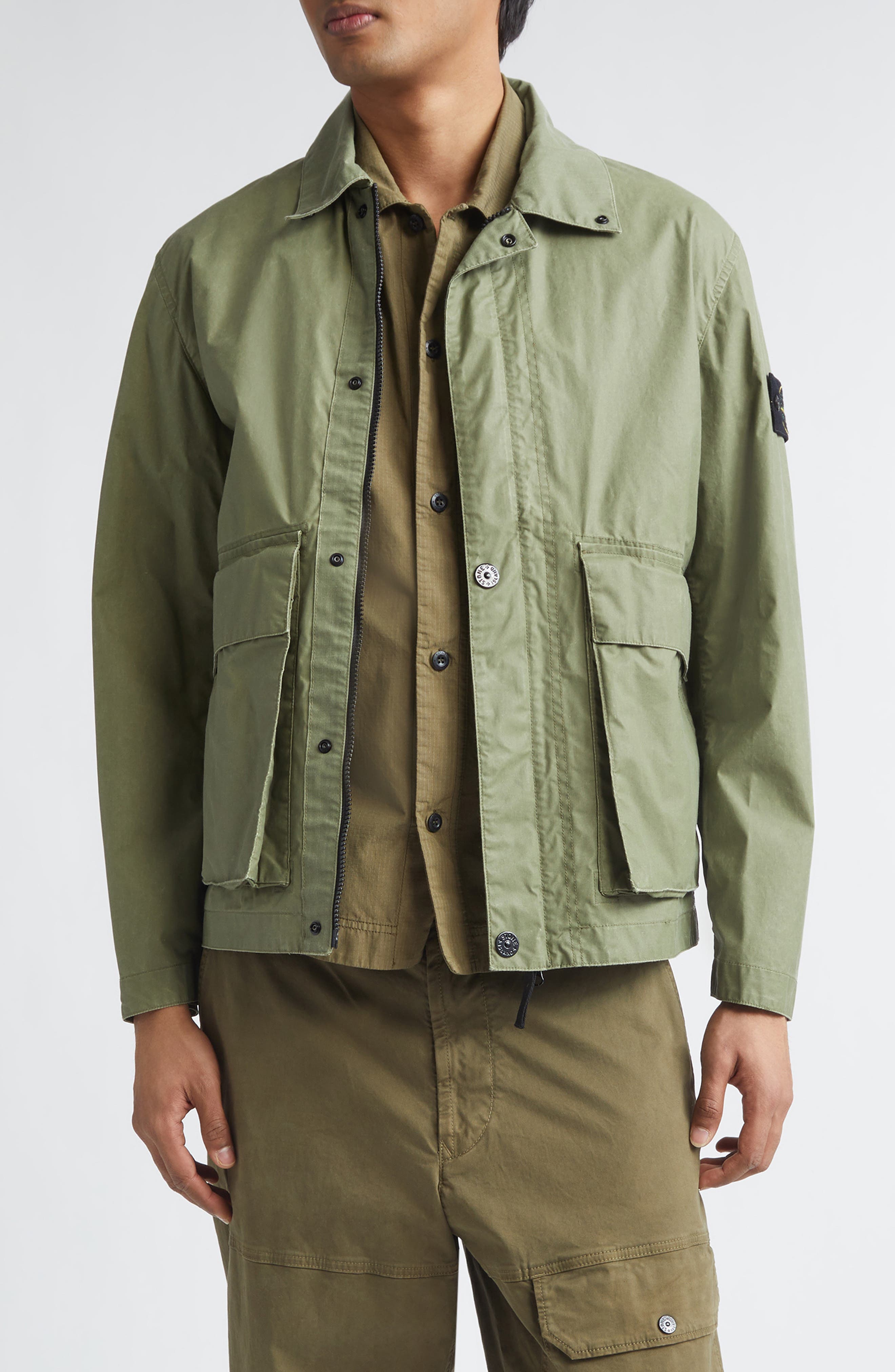 Coated Twill Jacket
