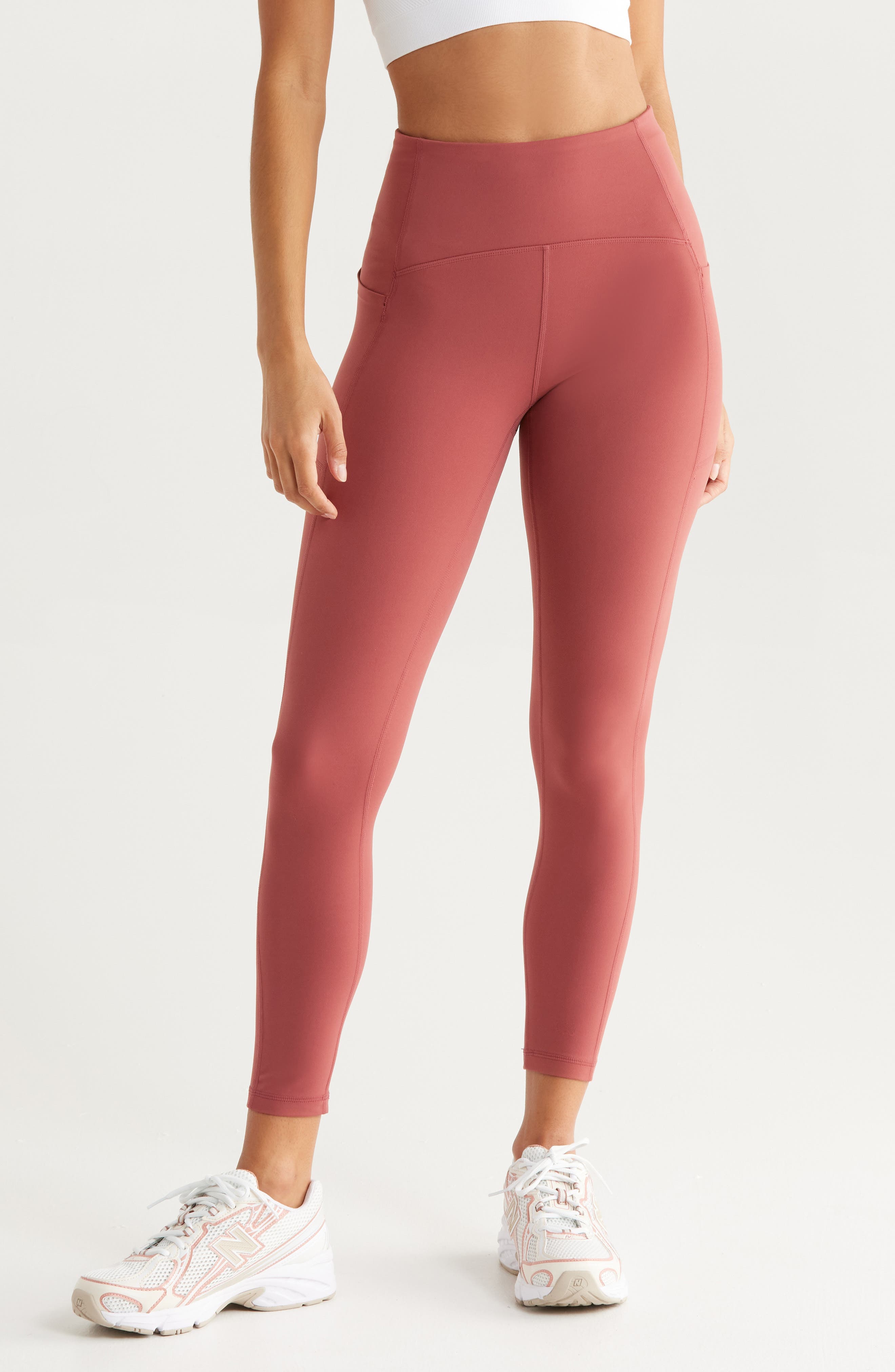 Studio Luxe High Waist Pocket 7/8 Leggings - image 5