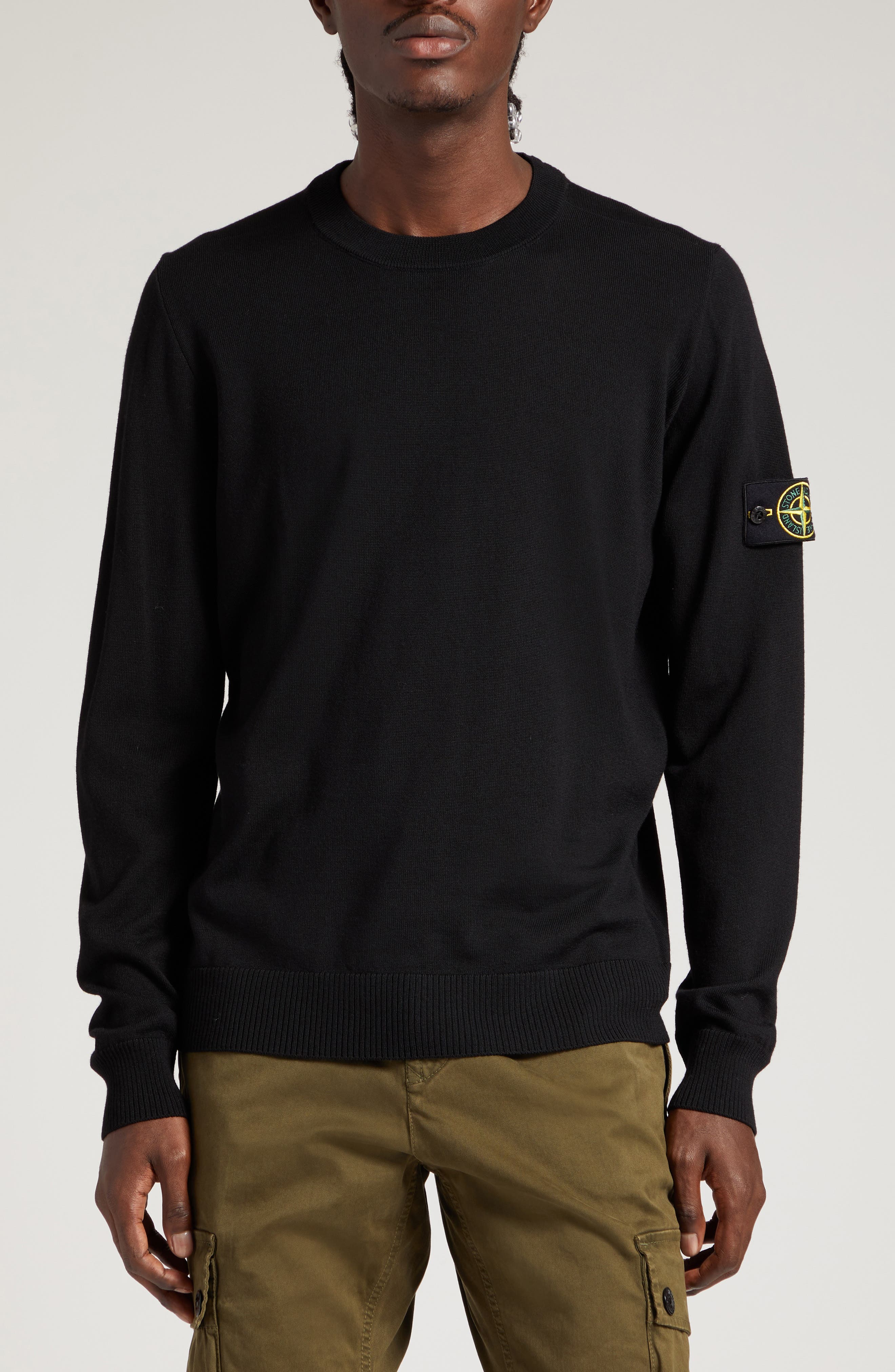 Compass Logo Virgin Wool Sweater - image 1