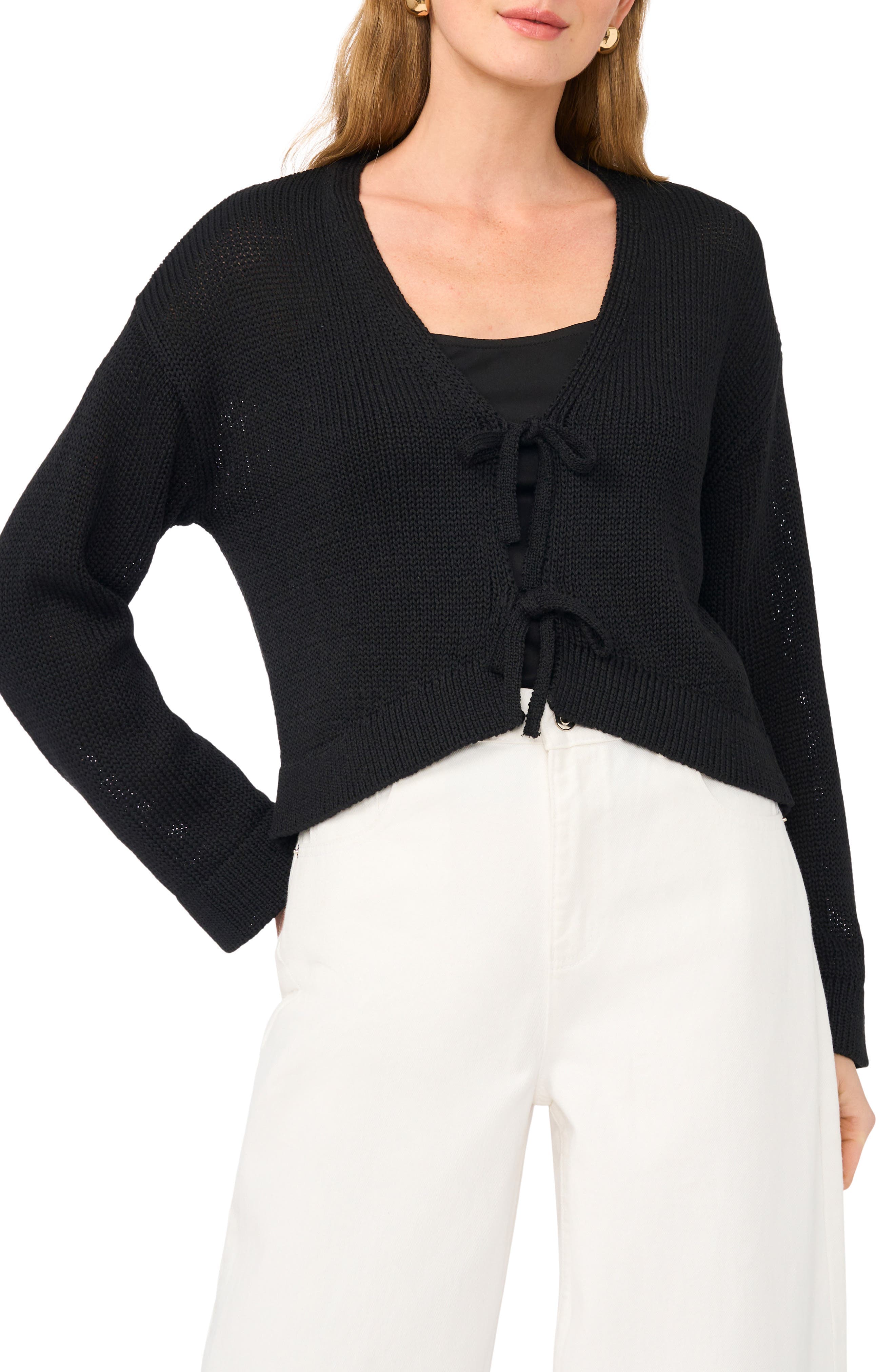 Front Tie Cardigan - image 1