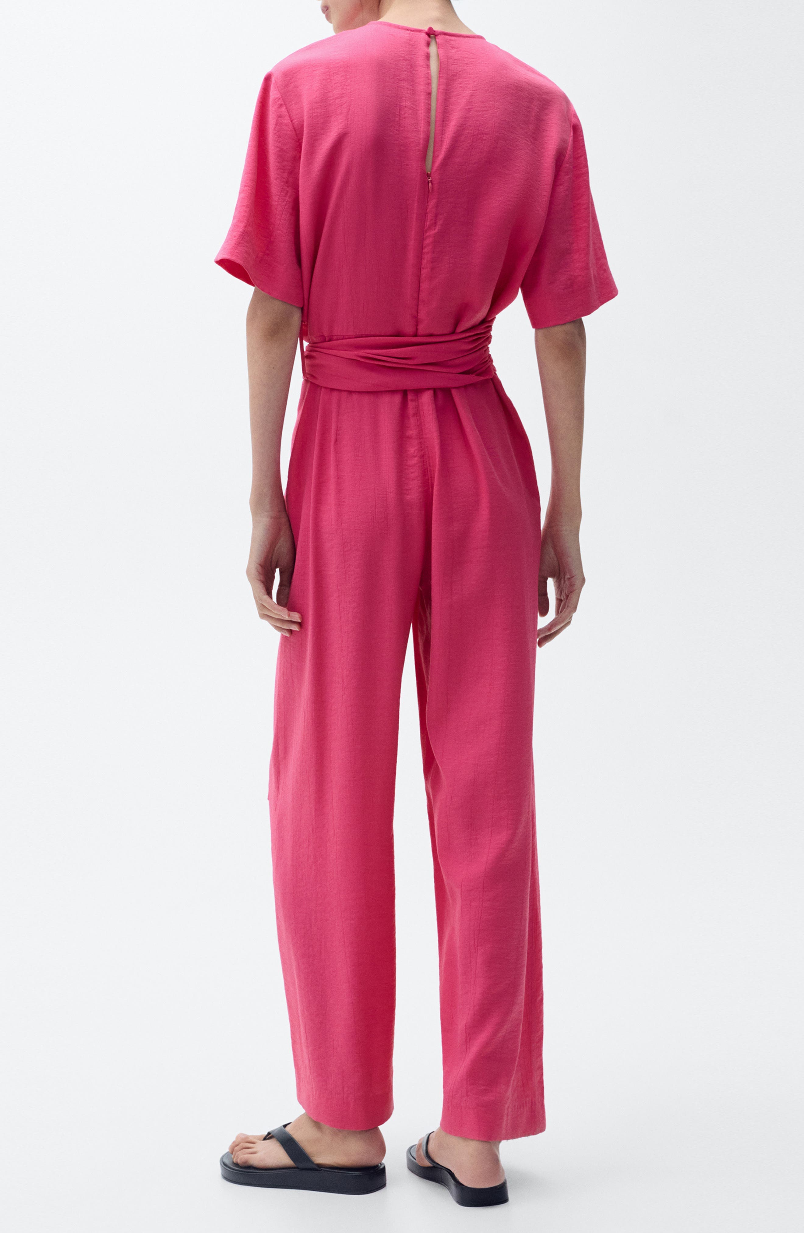 Belted Wide Leg Jumpsuit - image 2