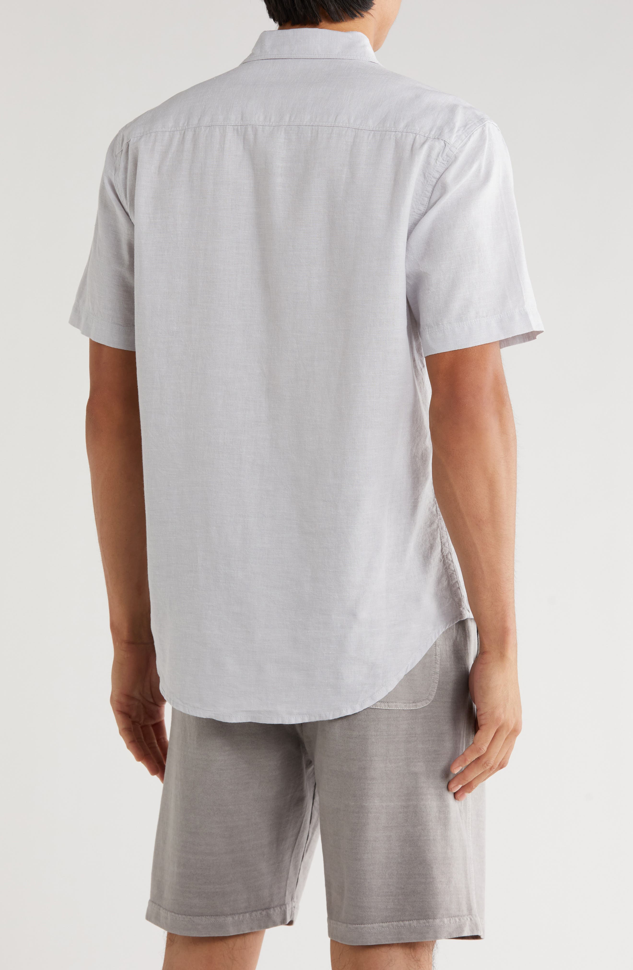 Key Largo Short Sleeve Linen Blend Button-Up Shirt - image 2