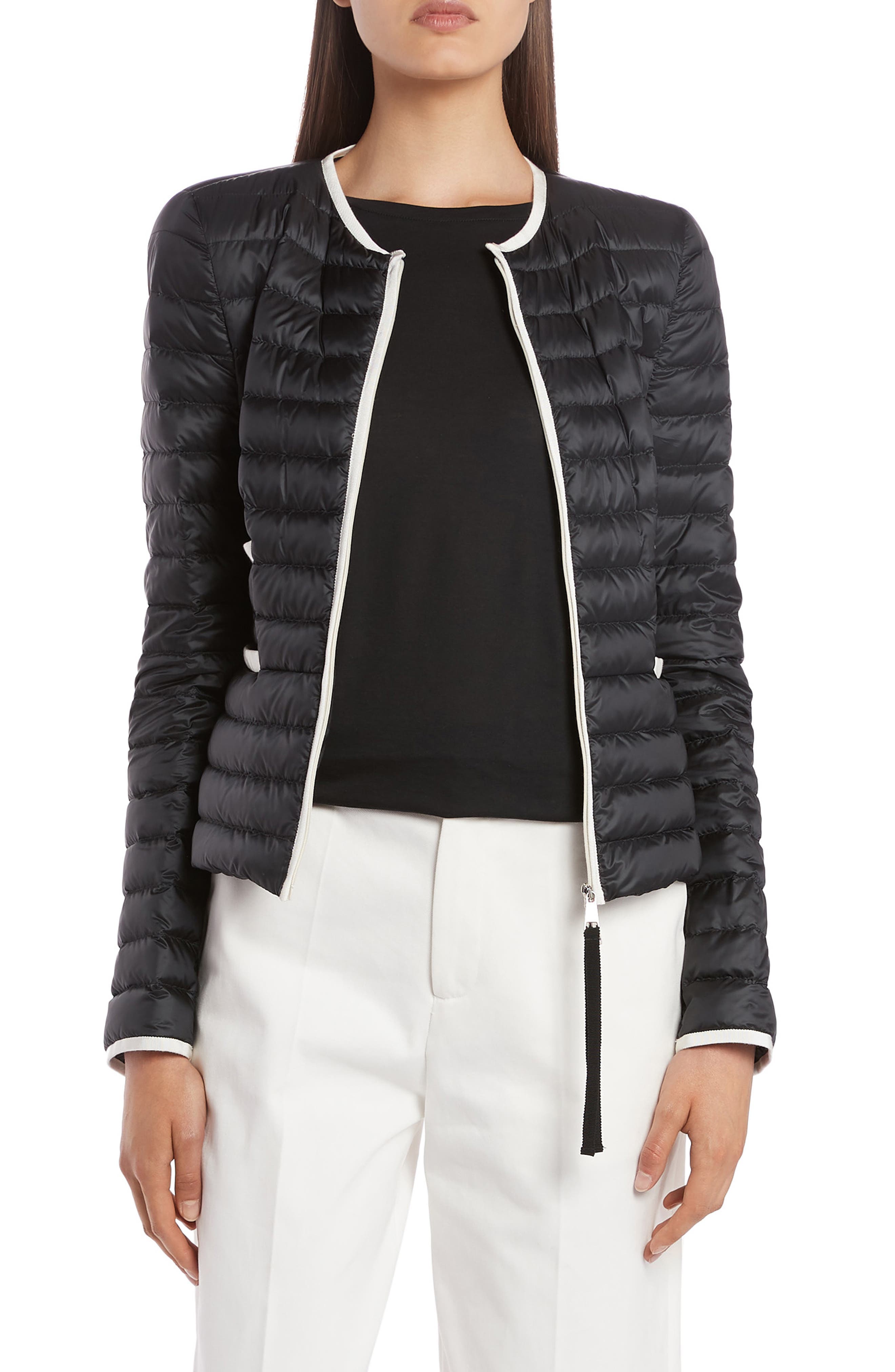Baillet Contrast Trim Down Puffer Jacket - image 1