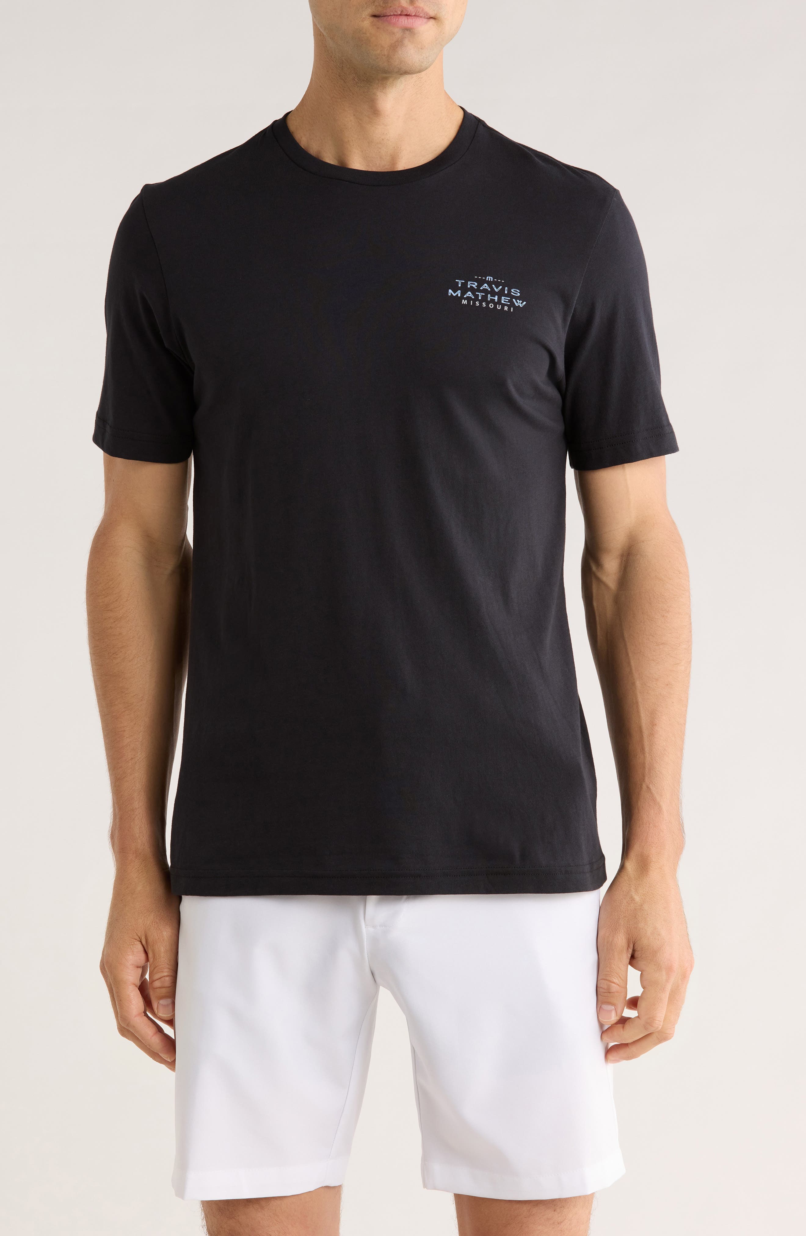 Staggered Cotton Graphic T-Shirt - image 1