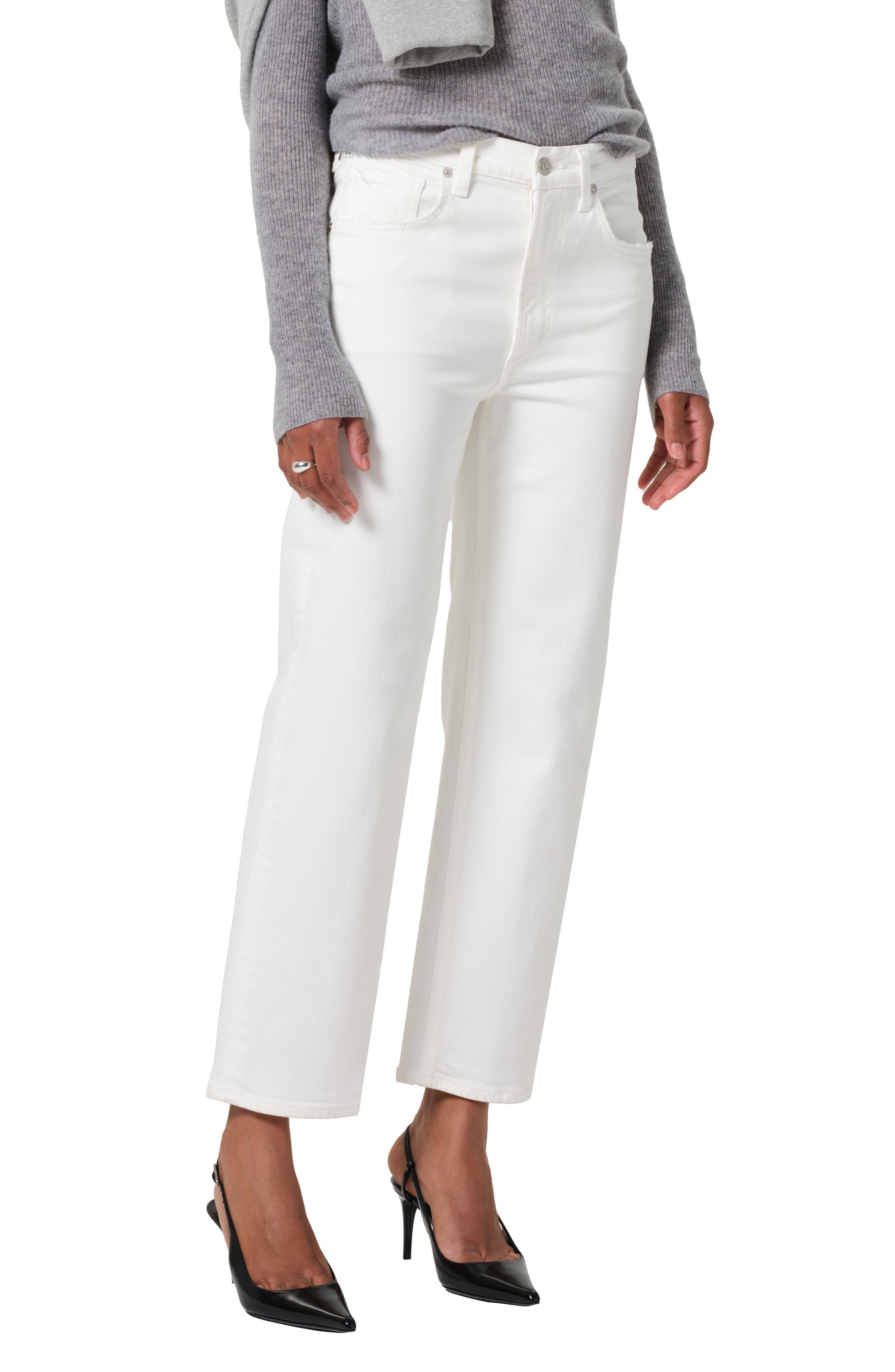 Palma High Waist Ankle Straight Leg Jeans - image 1