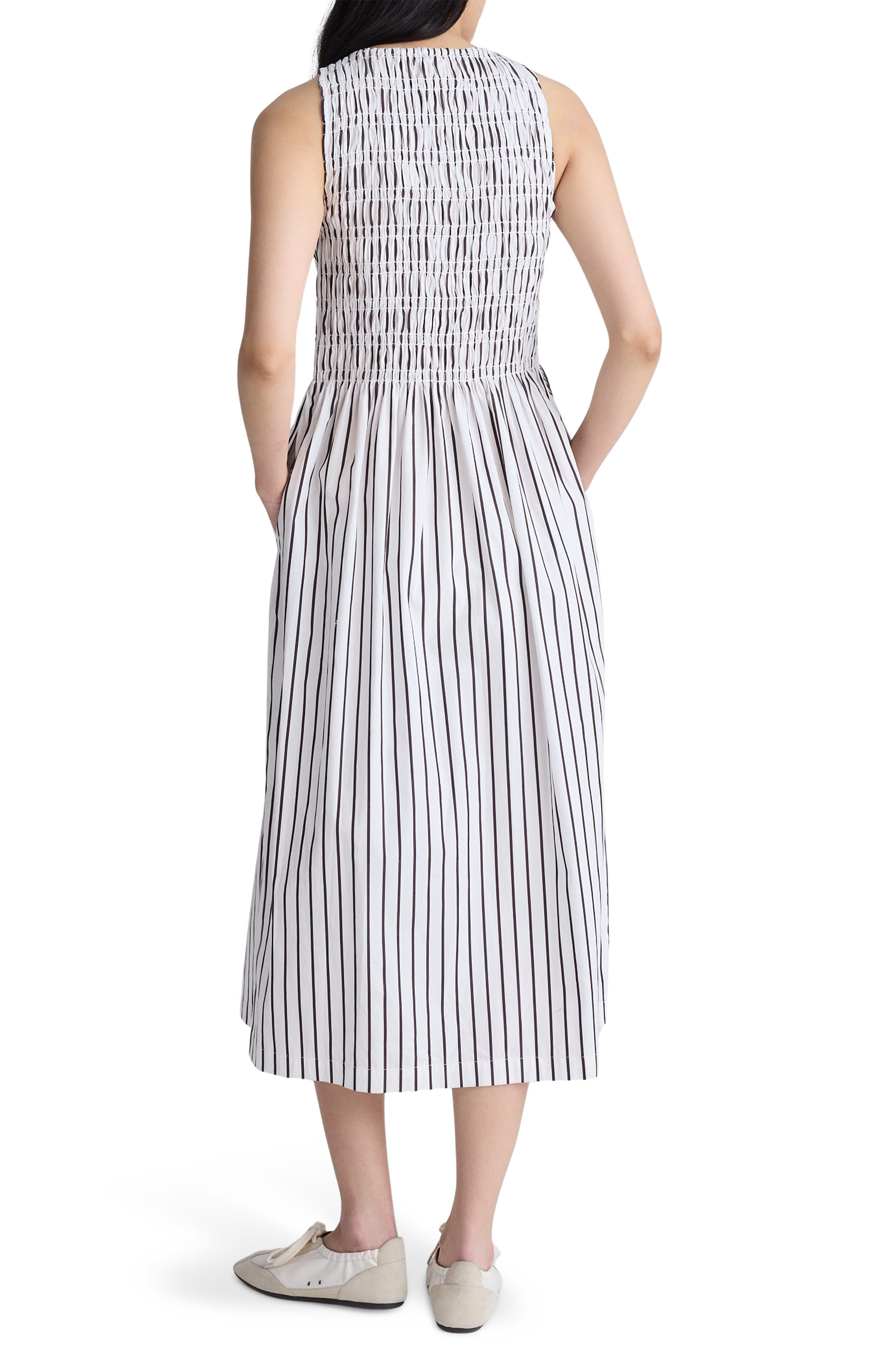 The Melody Smocked Sleeveless Midi Dress - image 2