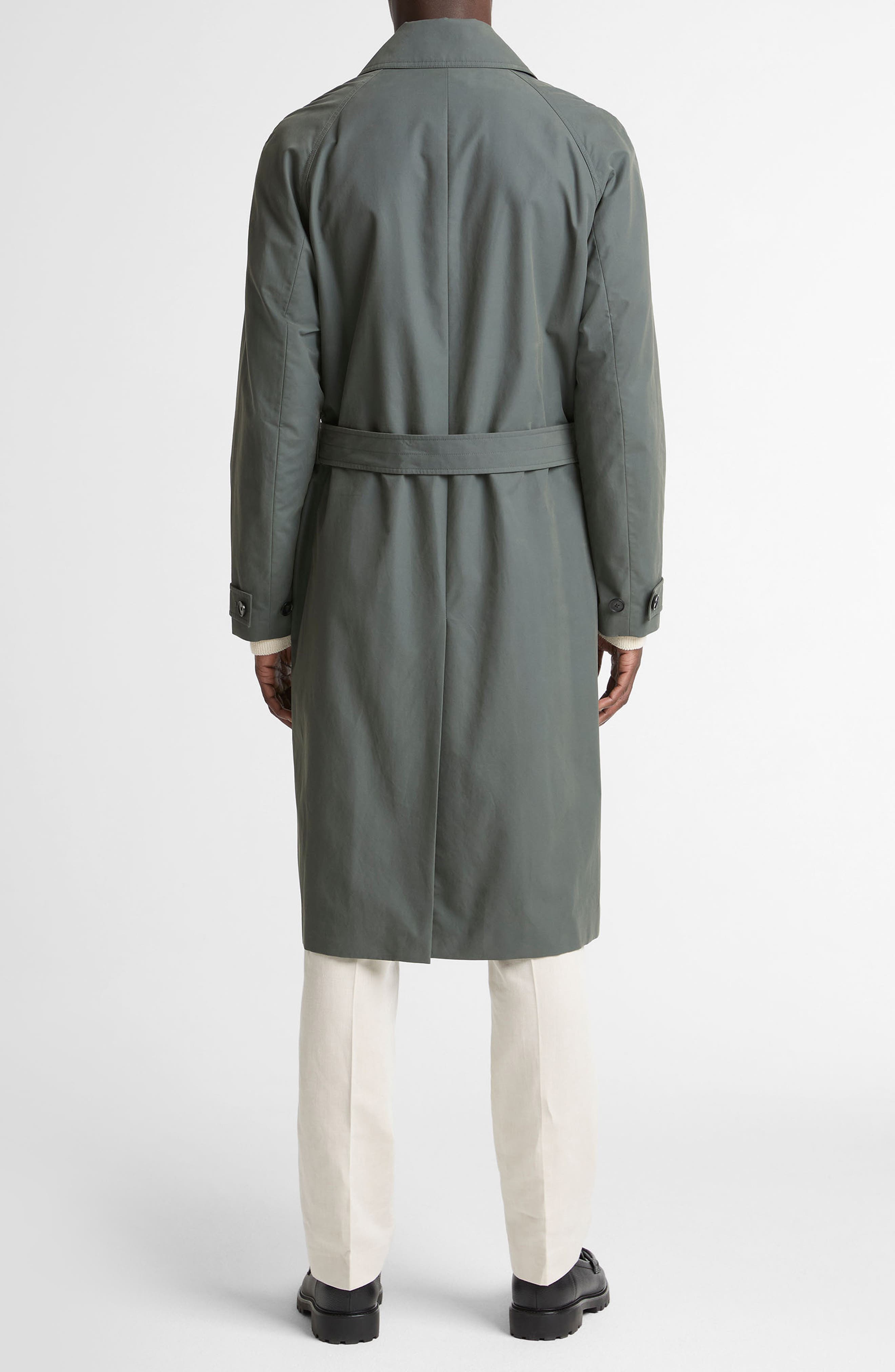 Single Breasted Trench Coat - image 2