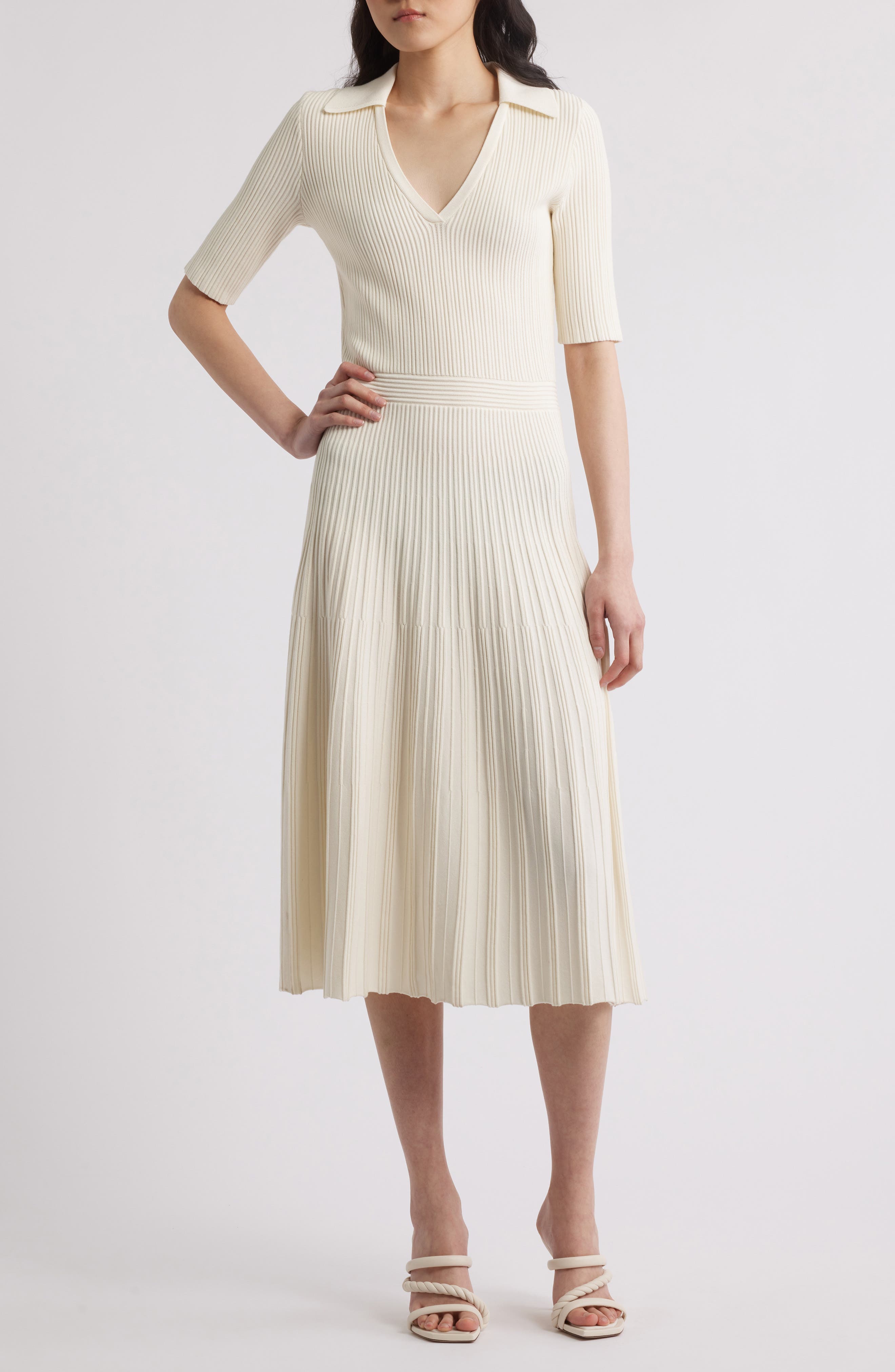 Fracie Rib Midi Dress - image 1