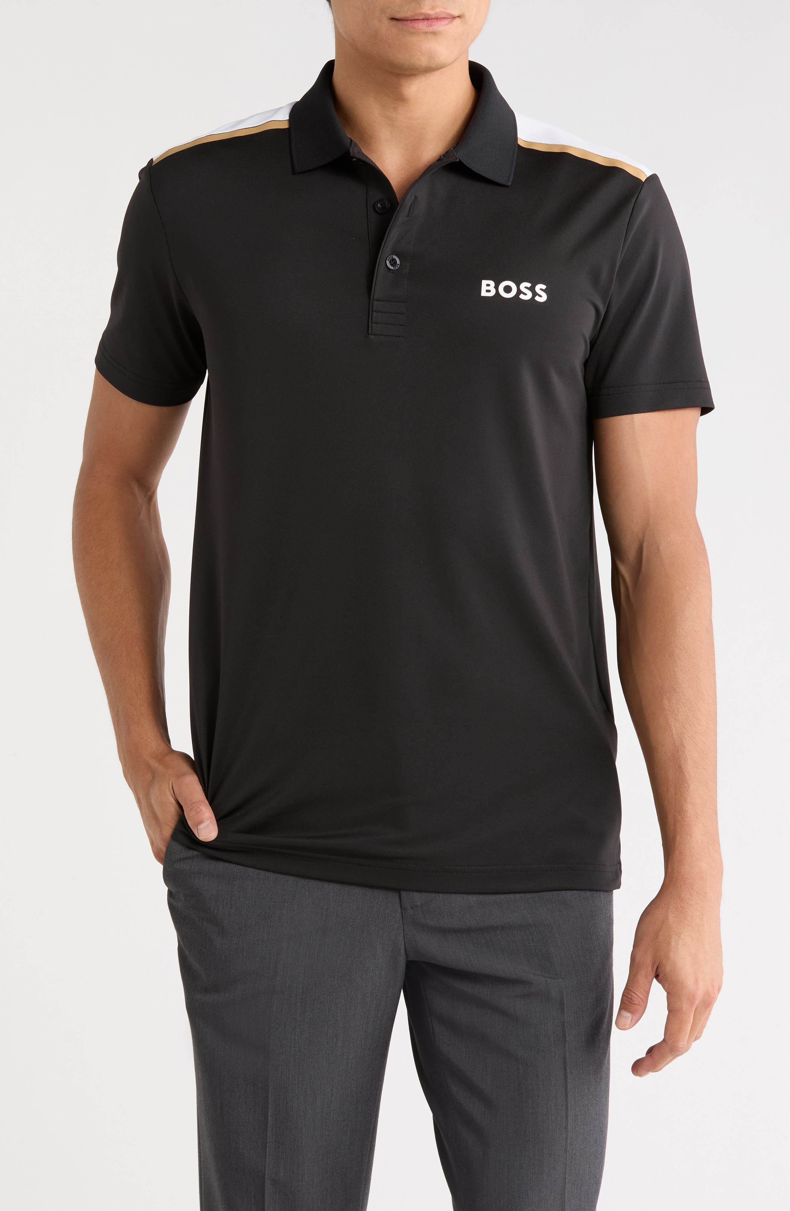 Paddy Tech Knit Golf Polo - image 1