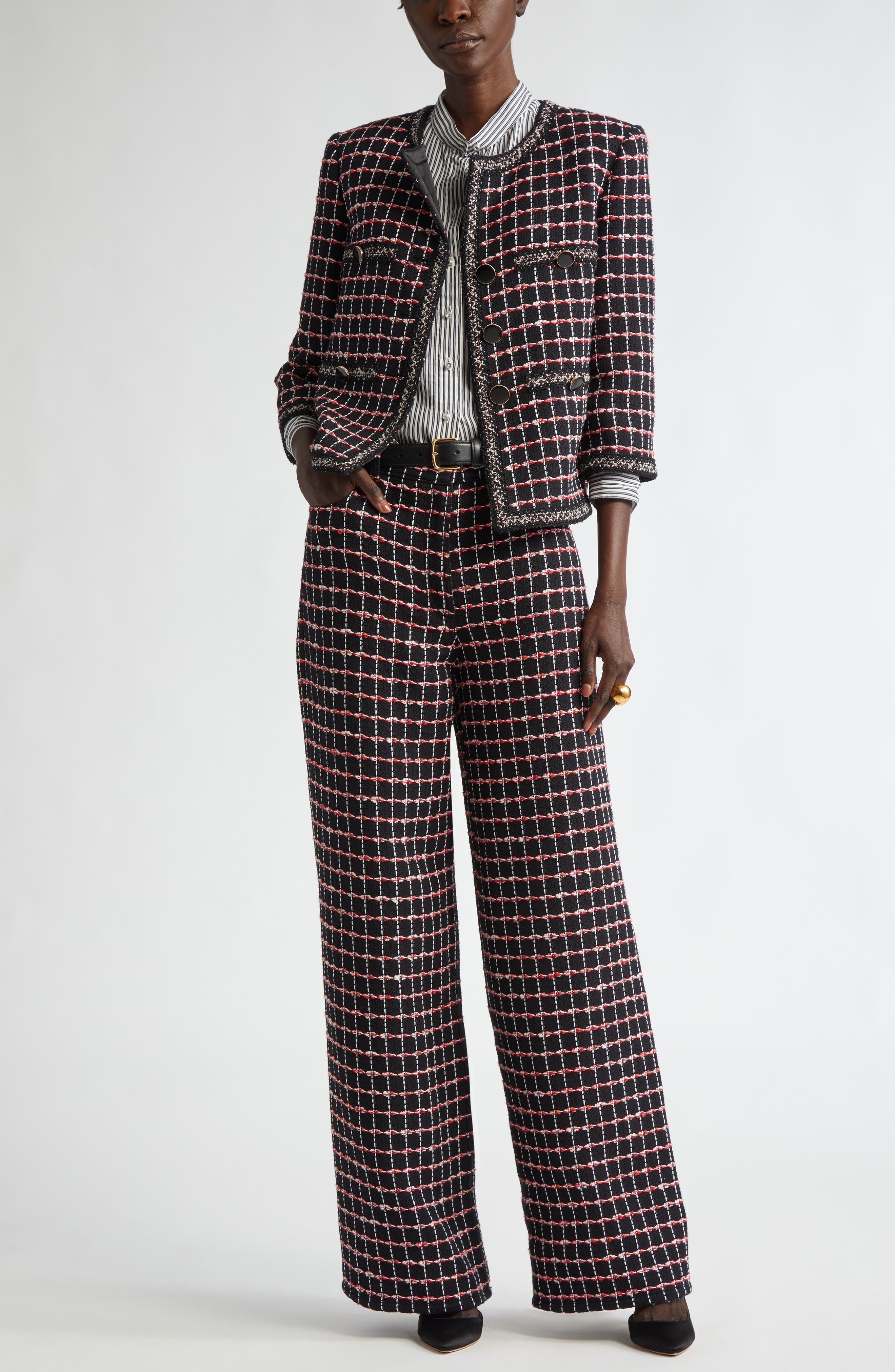 Stripe Button-Up Shirt - image 2
