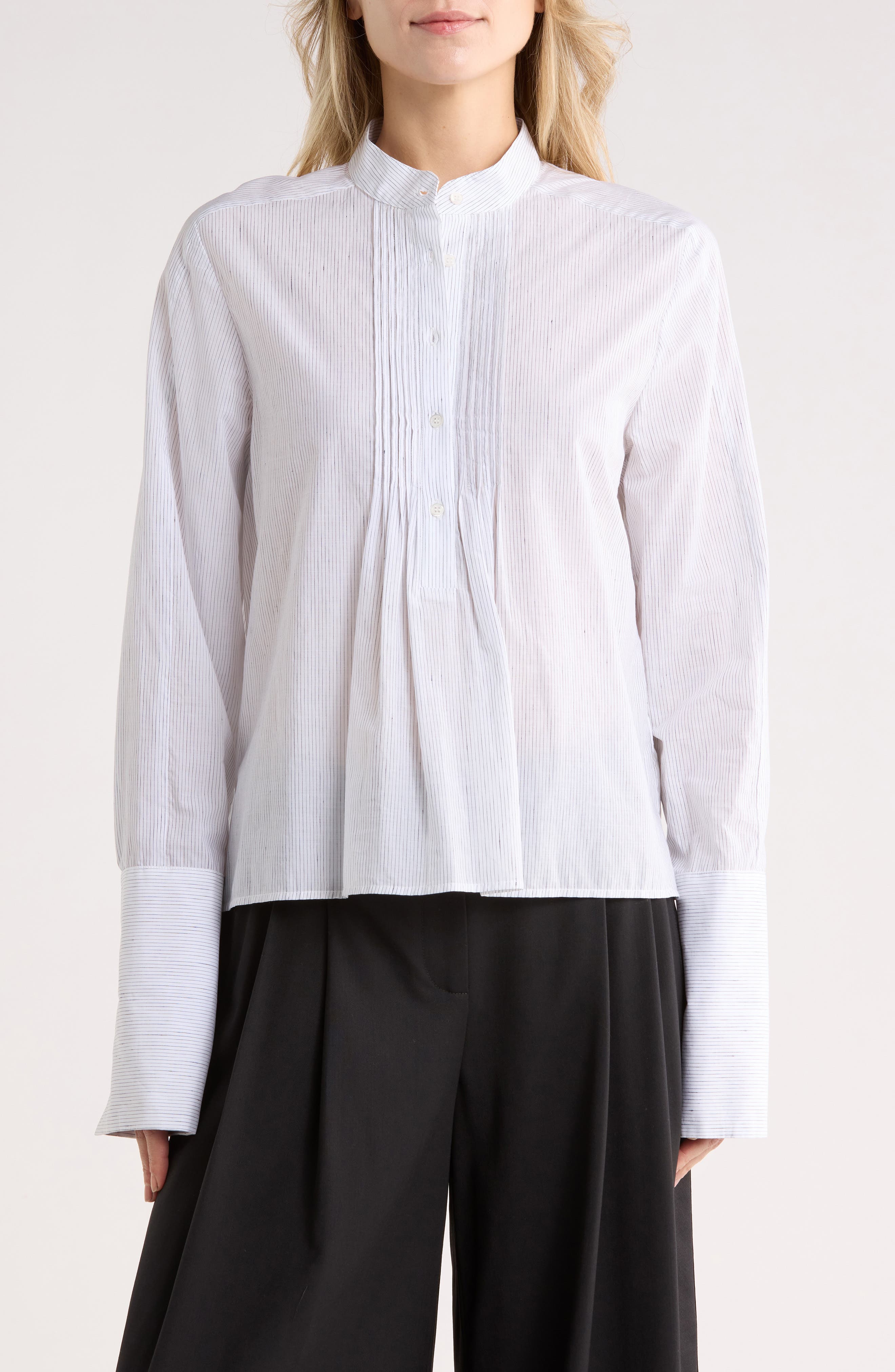 Revelry Cotton & Linen Blend Shirt - image 1