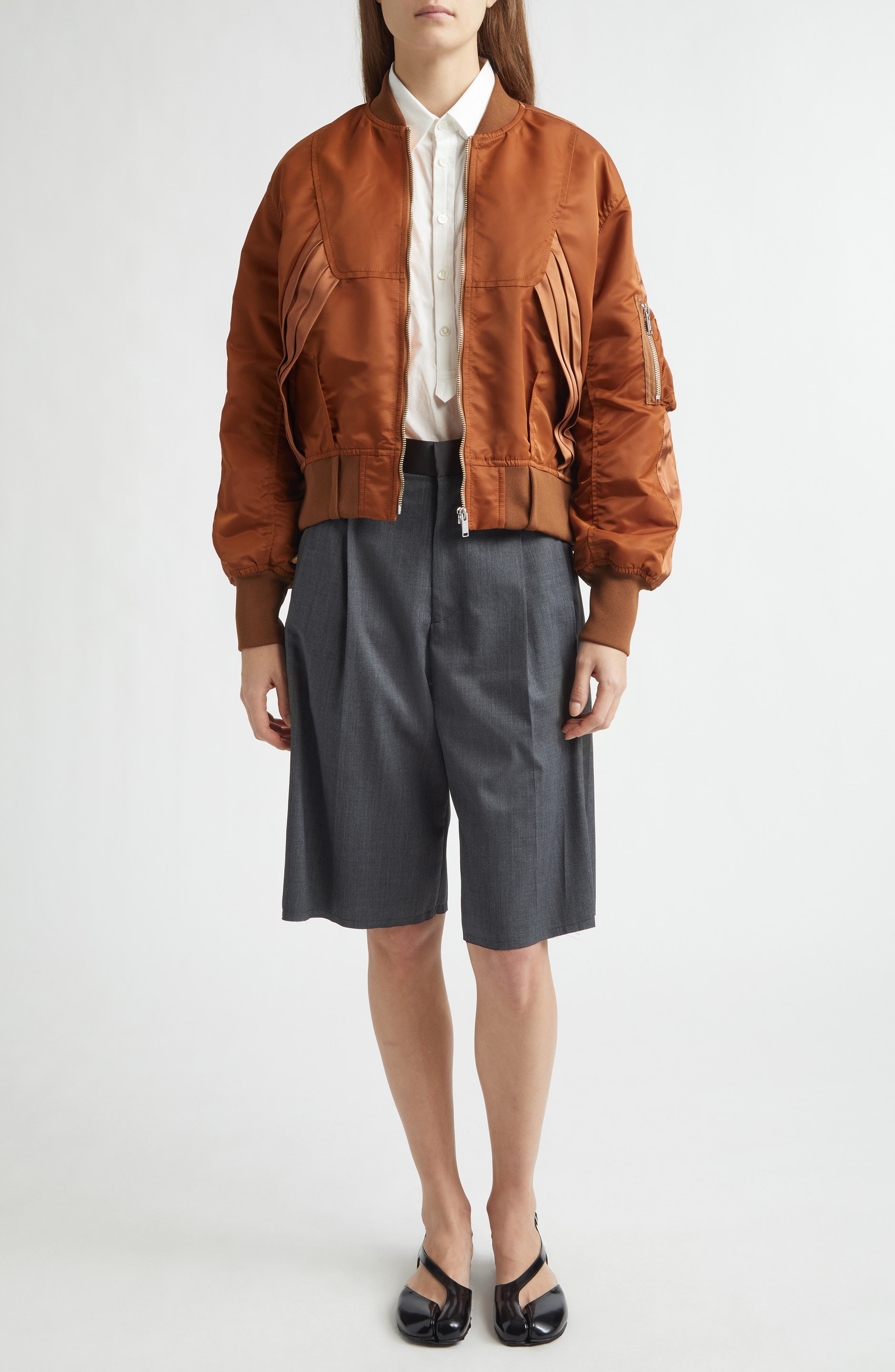 Wool Blend Shorts - image 2