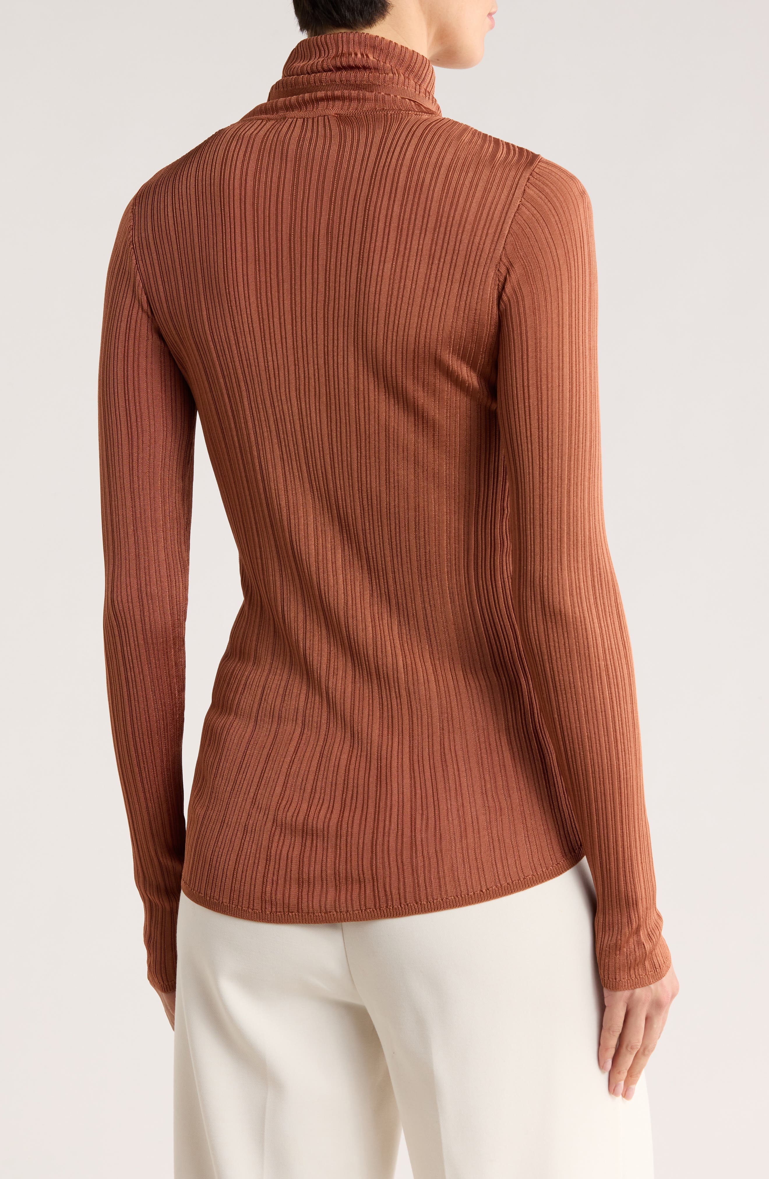 Semisheer Turtleneck Sweater - image 4